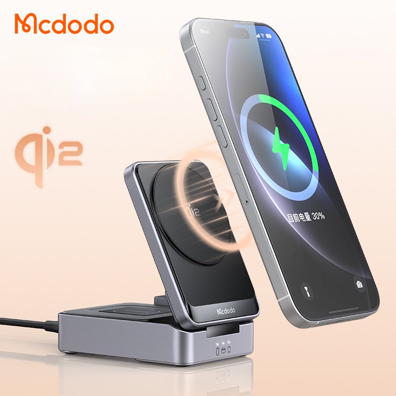 Million Cases Macdodo 15W Three-In-One Foldable Magnetic Charging Station - view 3