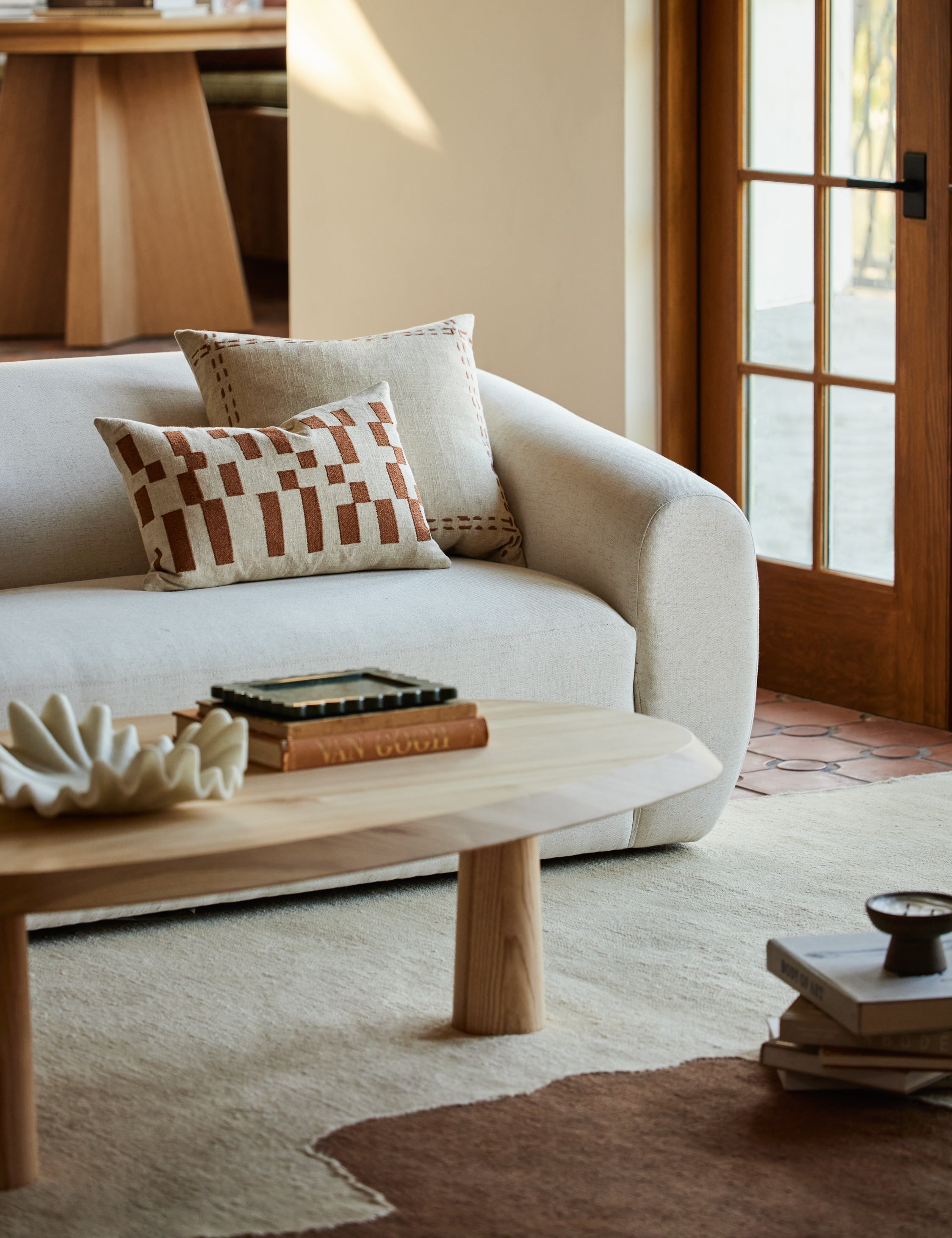 Lulu and Georgia Accord Embroidered Pillow by Élan Byrd - view 8