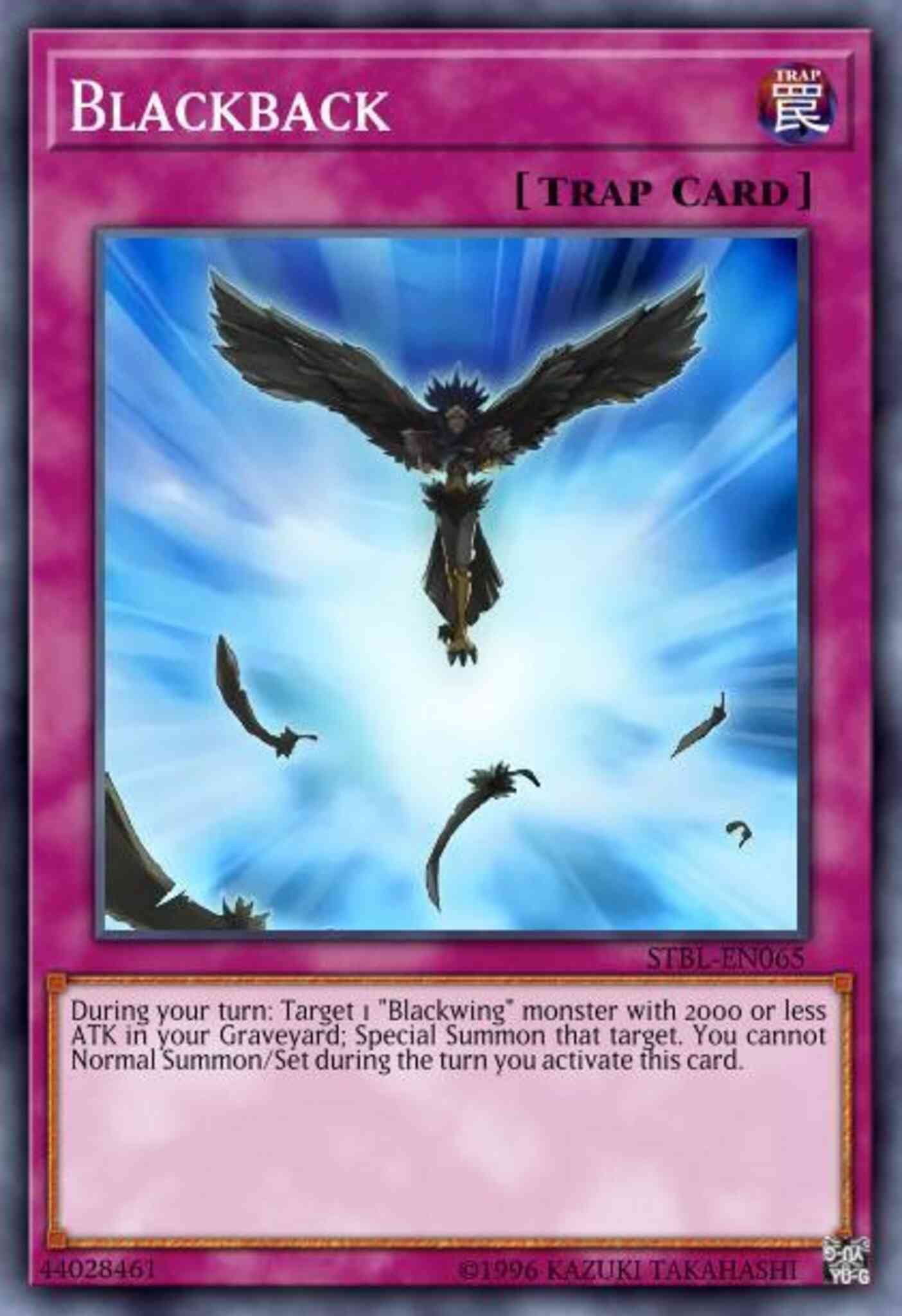 Yu-Gi-Oh! Blackback - STBL-EN065 - Super Rare - 1st Edition