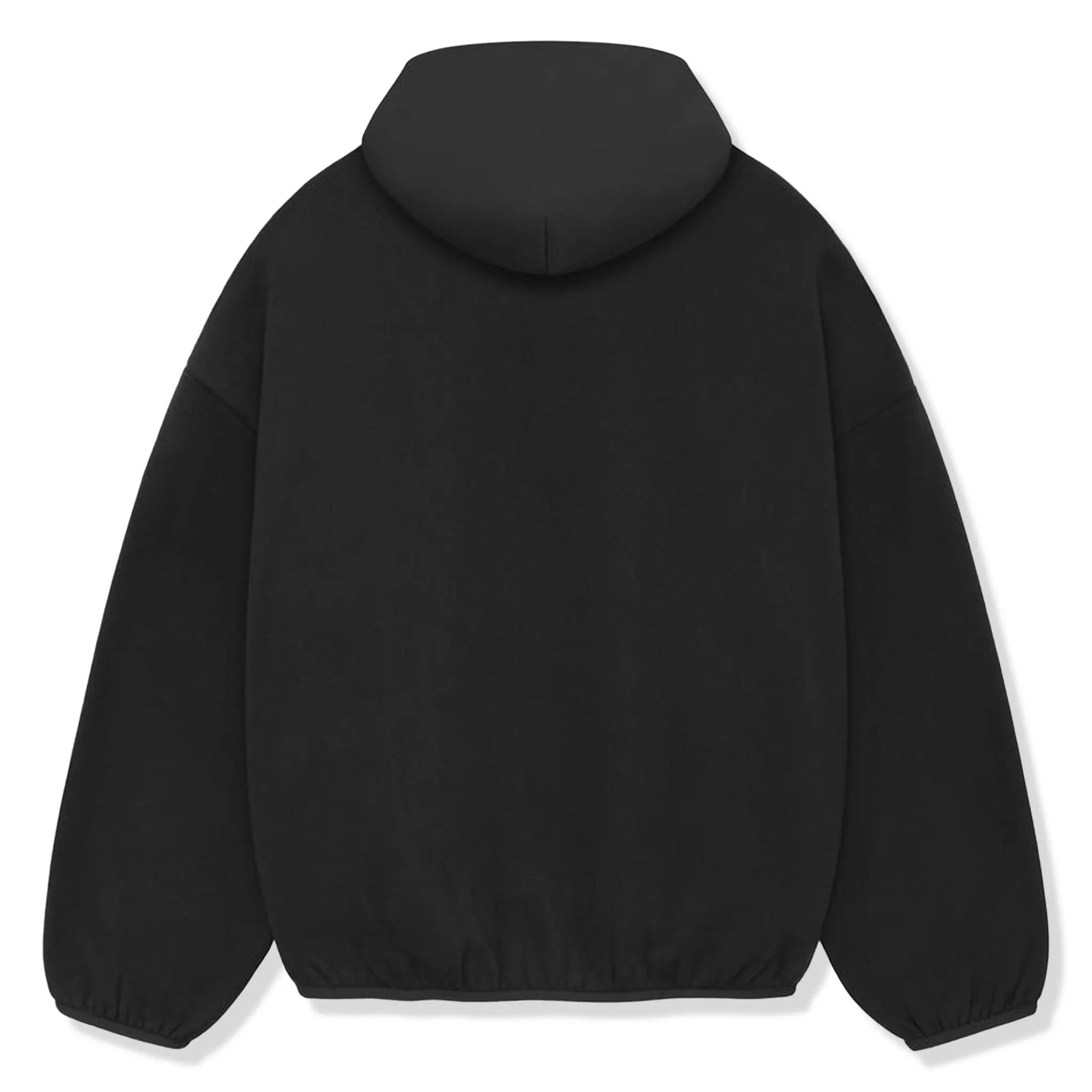 Fear Of God Essentials Core Collection Nylon Fleece Black Hoodie (SS24) - view 2