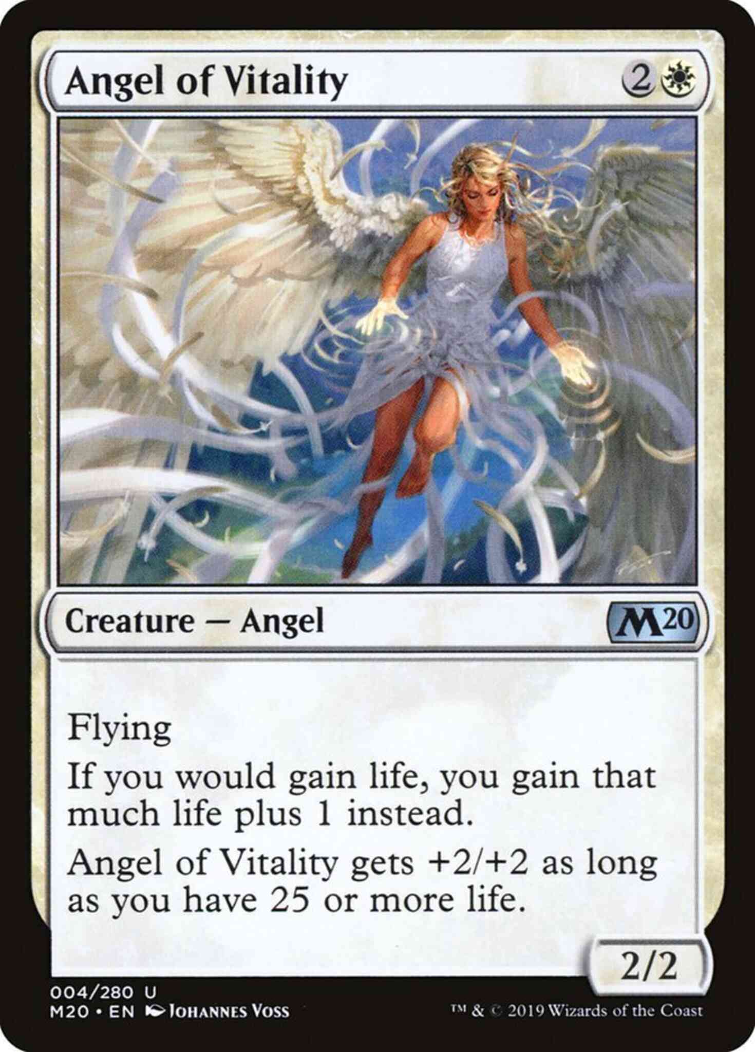Magic Angel of Vitality [4] [Core Set 2020] [Non-Foil]