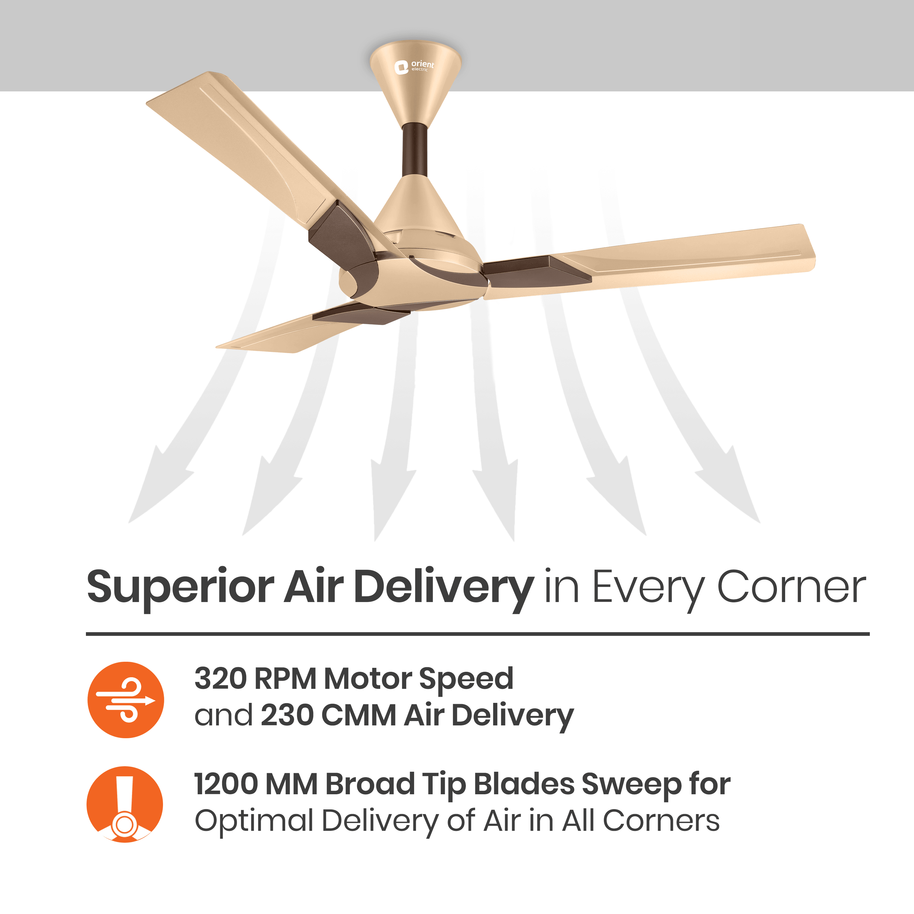 orientelectric Wendy with Remote BEE Star Rated Ceiling Fan - view 24