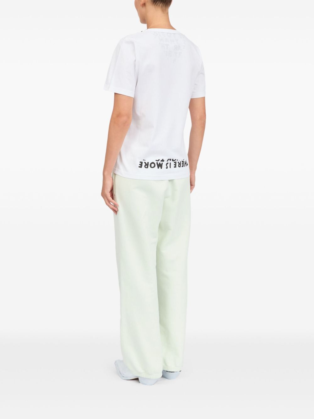 MM6 Maison Margiela Printed cotton t-shirt – Cotton 100% - view 3
