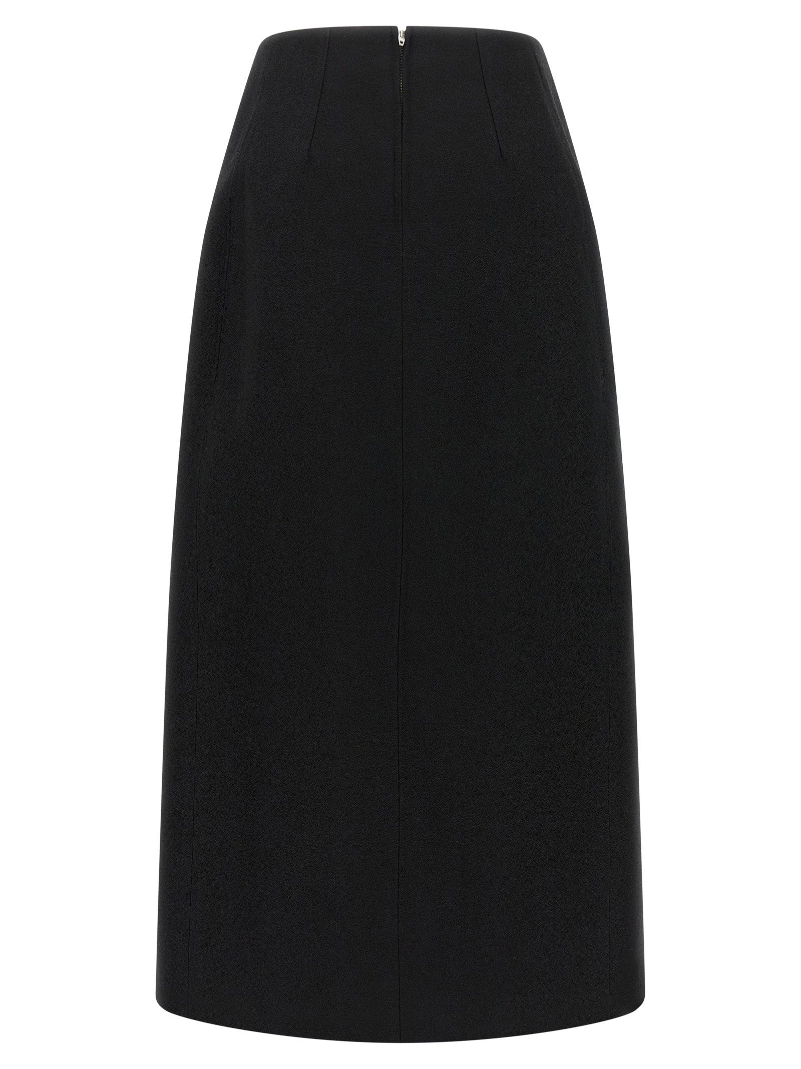 Jil Sander Skirt 158 Slit Skirt – 100% virgin wool - view 2