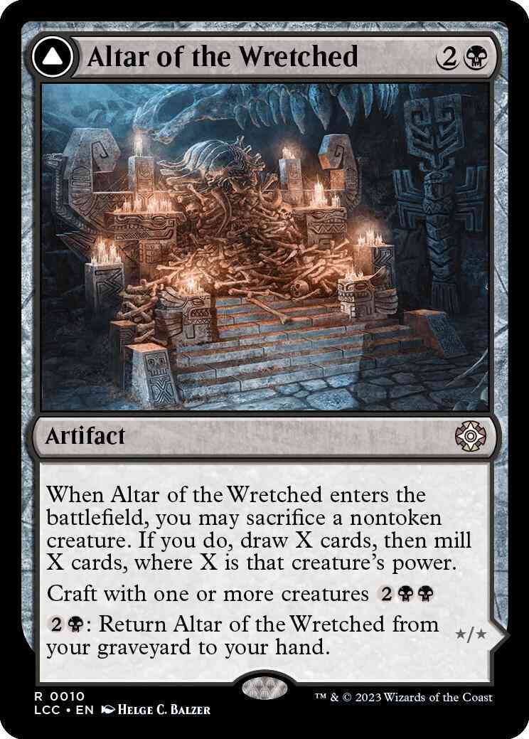 Wretched wretched bonemass – Magic Altar of the Wretched // Wretched Bonemass [10] [The Lost Caverns of Ixalan: Commander] [Non-Foil]