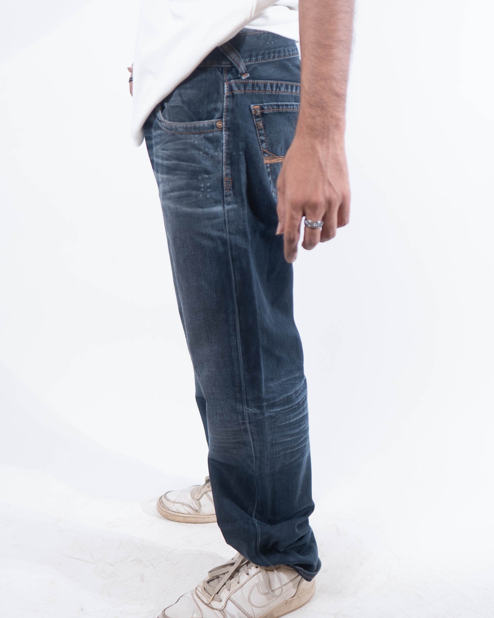 Vintage Guess Faded Black Denim - view 3