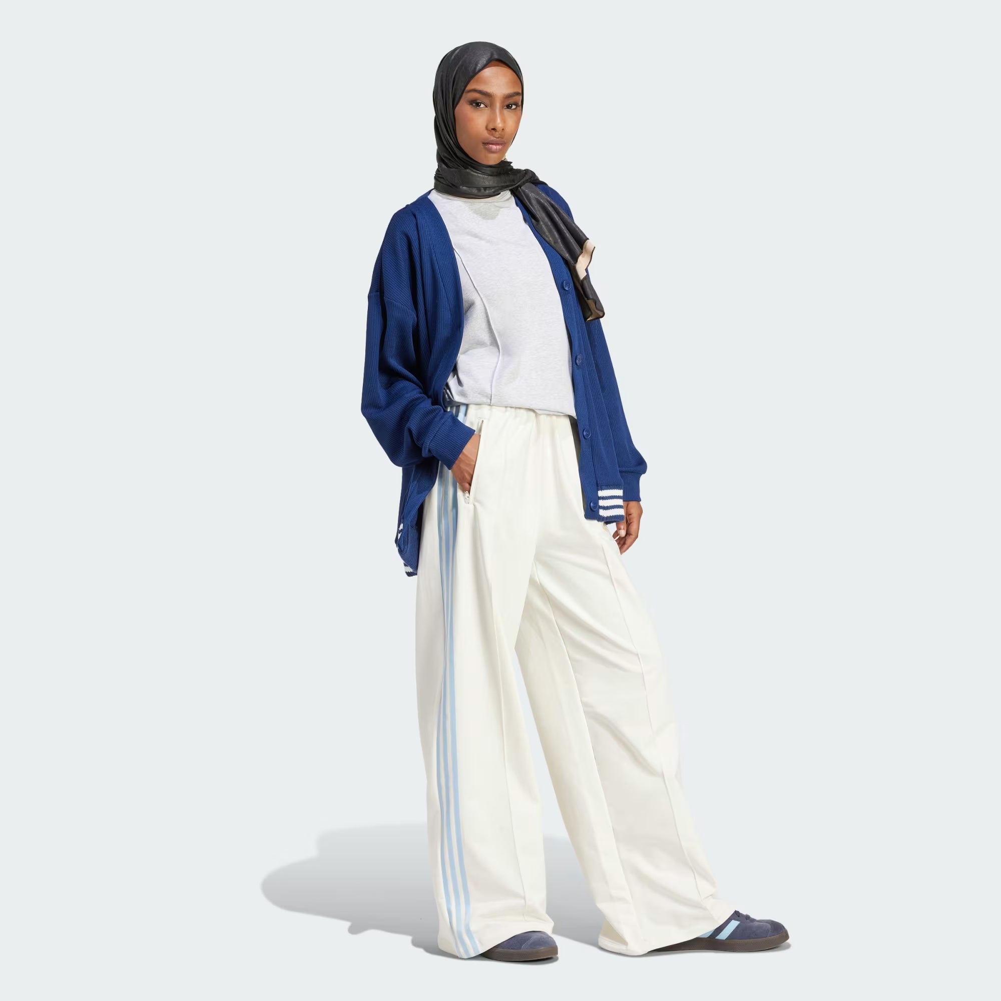 Adidas Originals | LOOSE TRACK SUIT PANTS { OFF WHITE - view 6