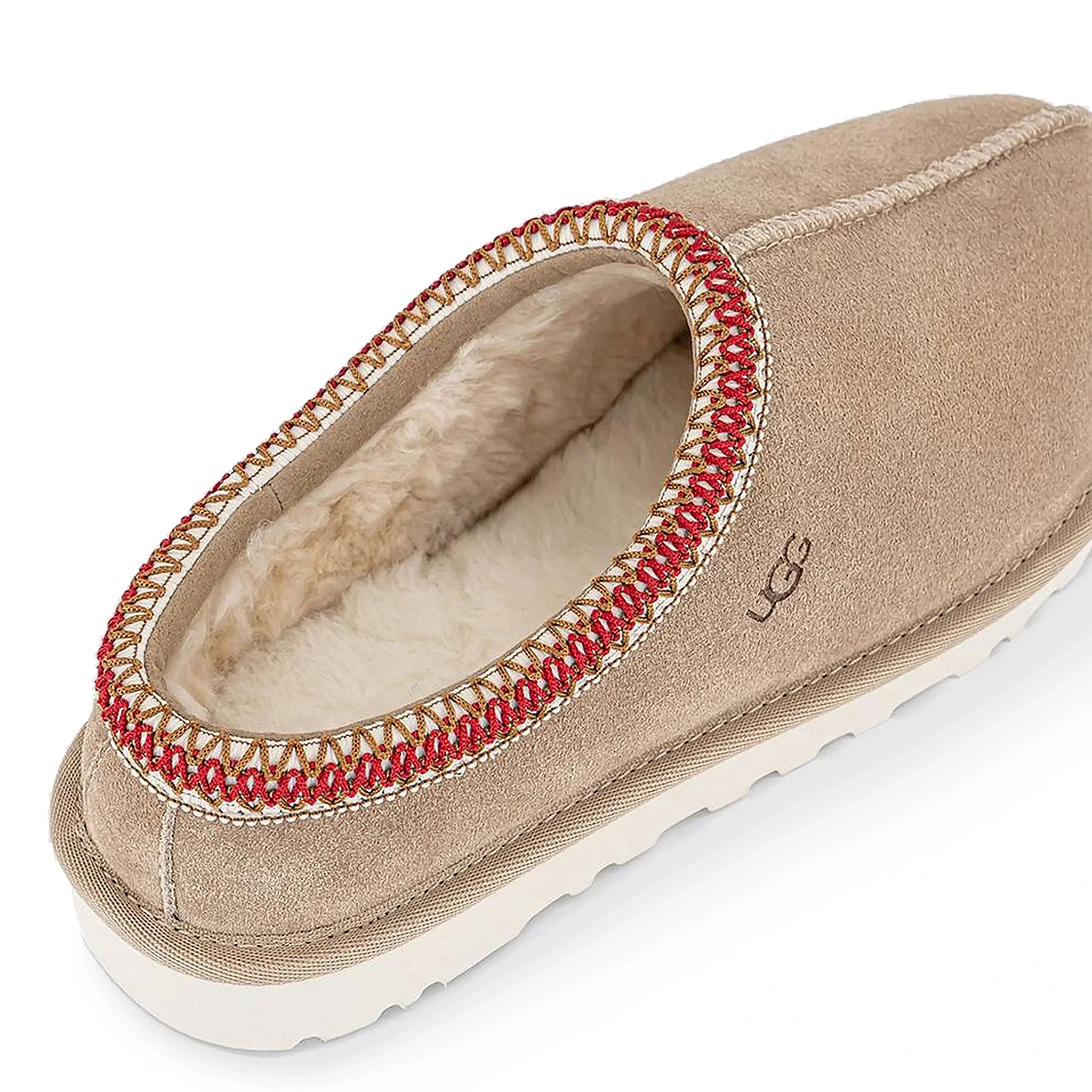 UGG Tasman Sand Dark Cherry Slippers (W) – Beige - view 5