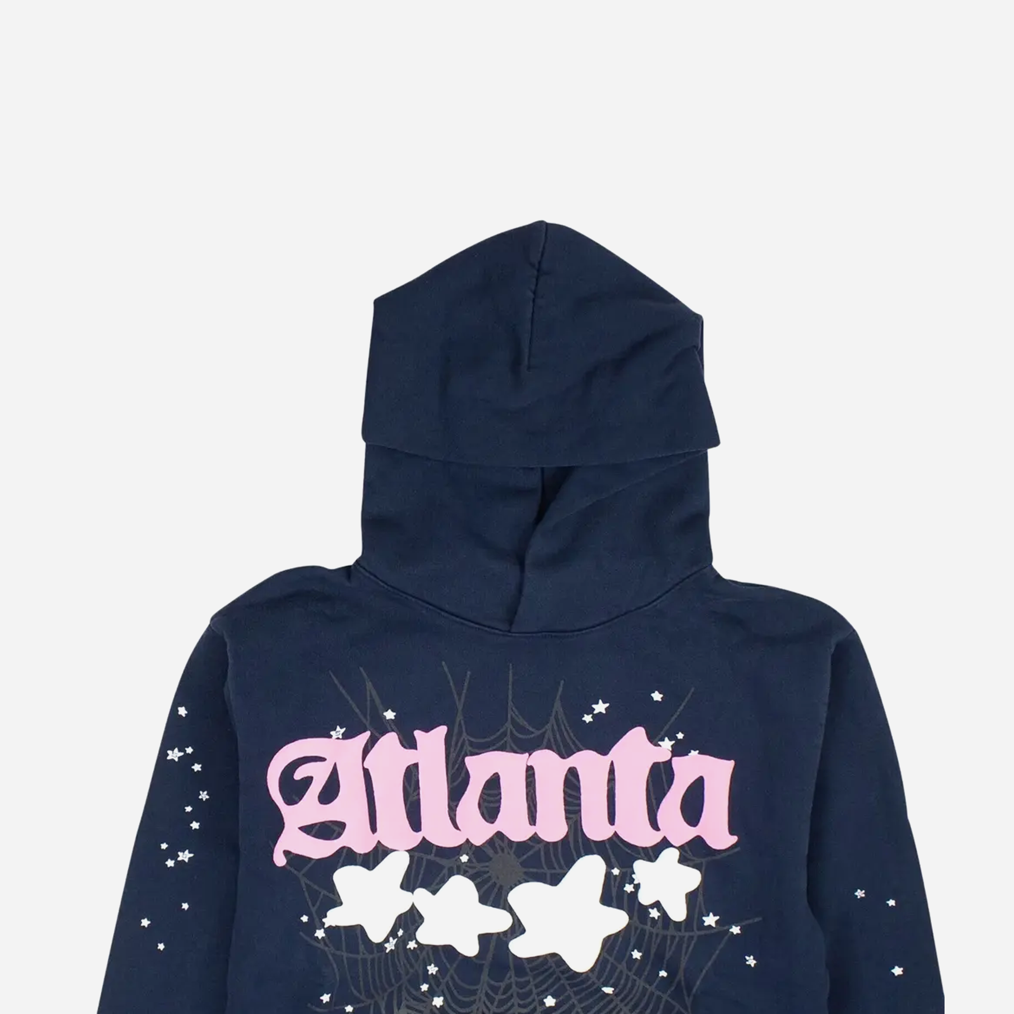 Sp5der Atlanta Hoodie Navy - view 3