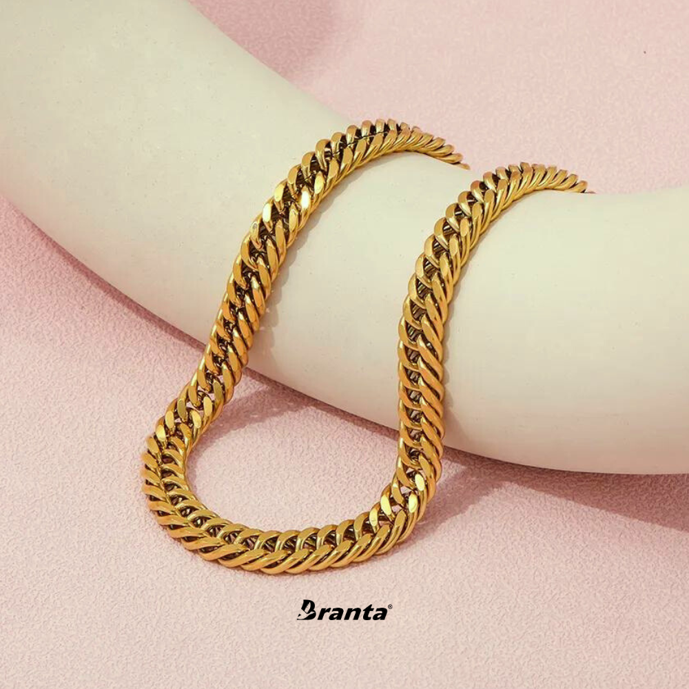 Branta Luxe Men's Heavyweight Gold Chain (21.5 Inch) - view 5