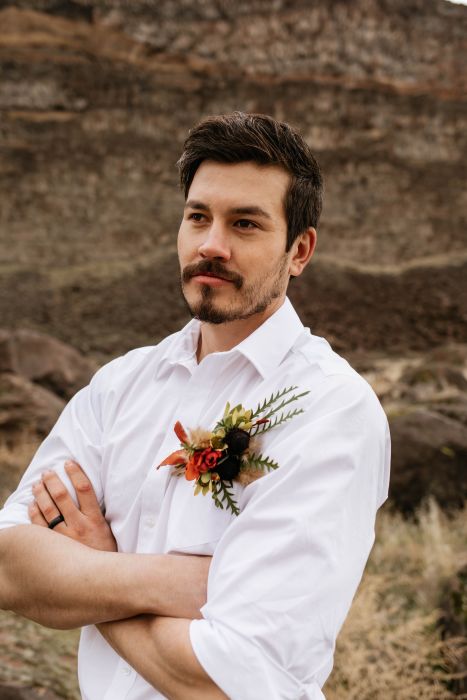 fiftyflowers.com Fall Desert Elopement Styled Shoot - view 6