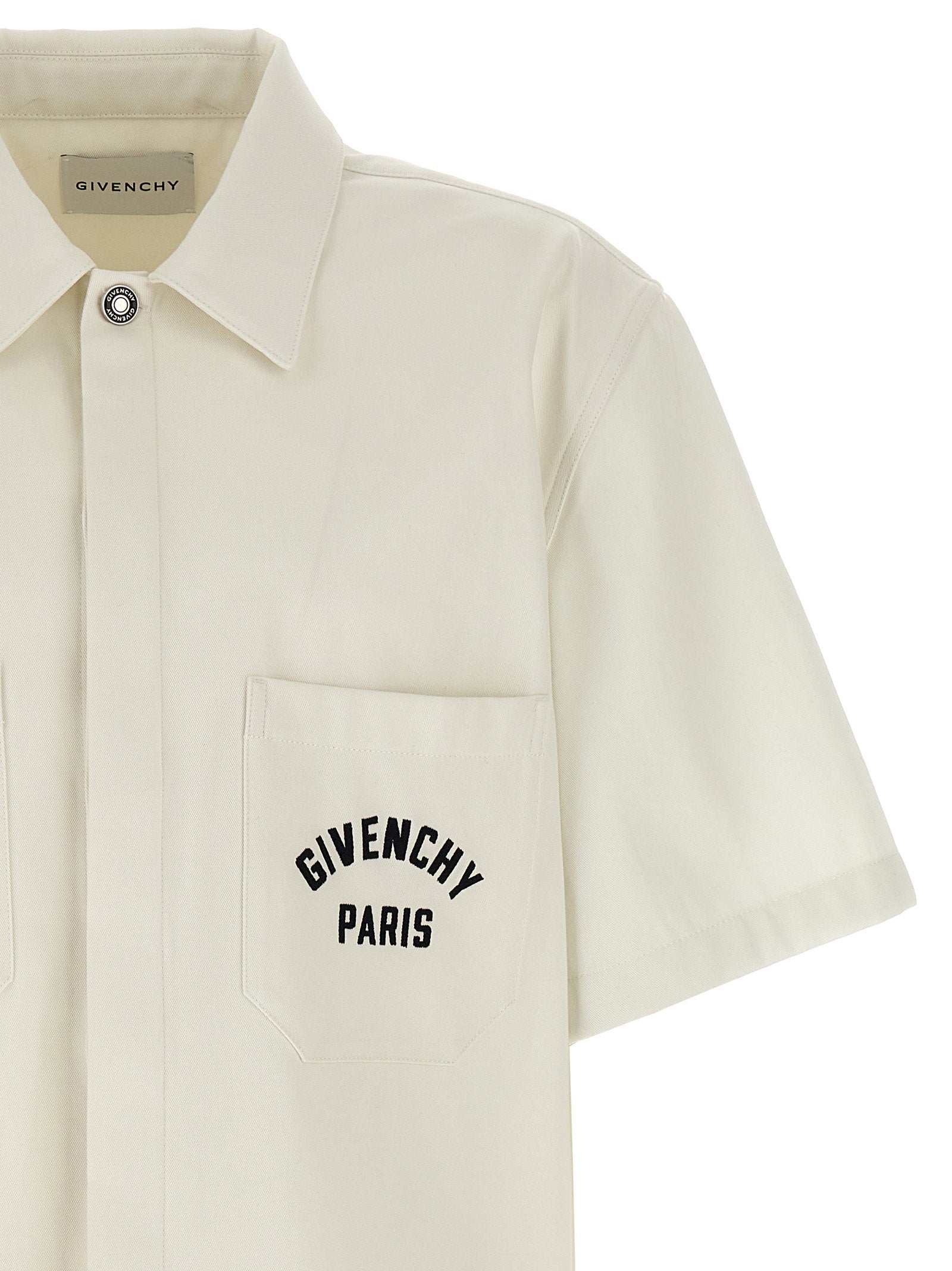 Givenchy Logo Embroidery Shirt – 100% cotton - view 3