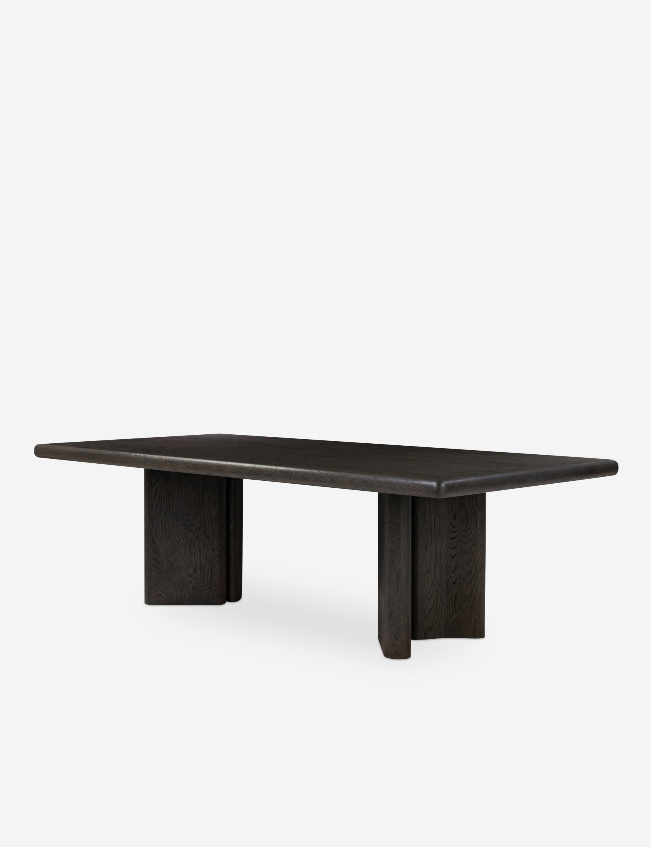 Lulu and Georgia Elsen Dining Table – Dark Brown Oak - view 2