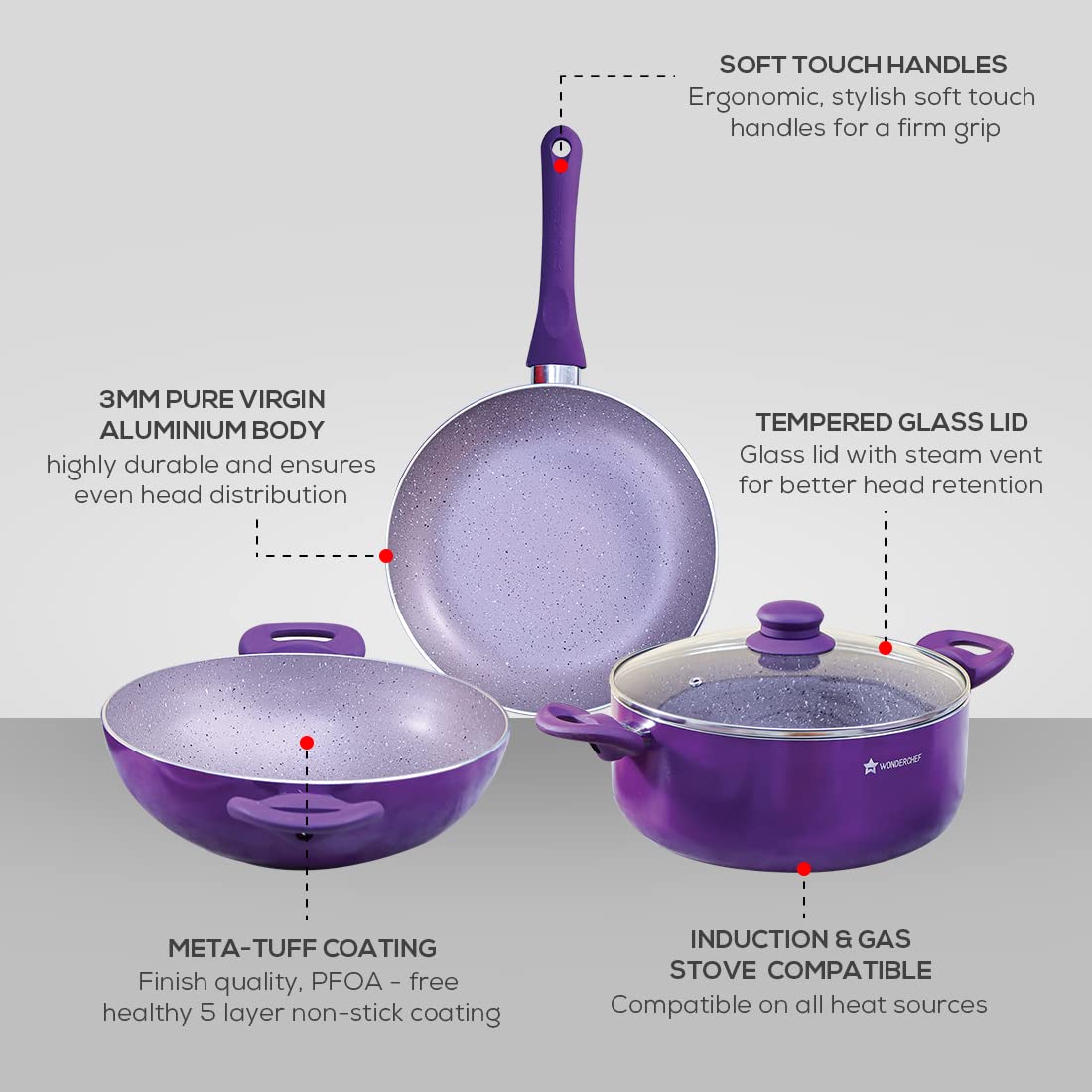 Galaxy Festival 4pcs Cookware Set | by blacktree - view 7
