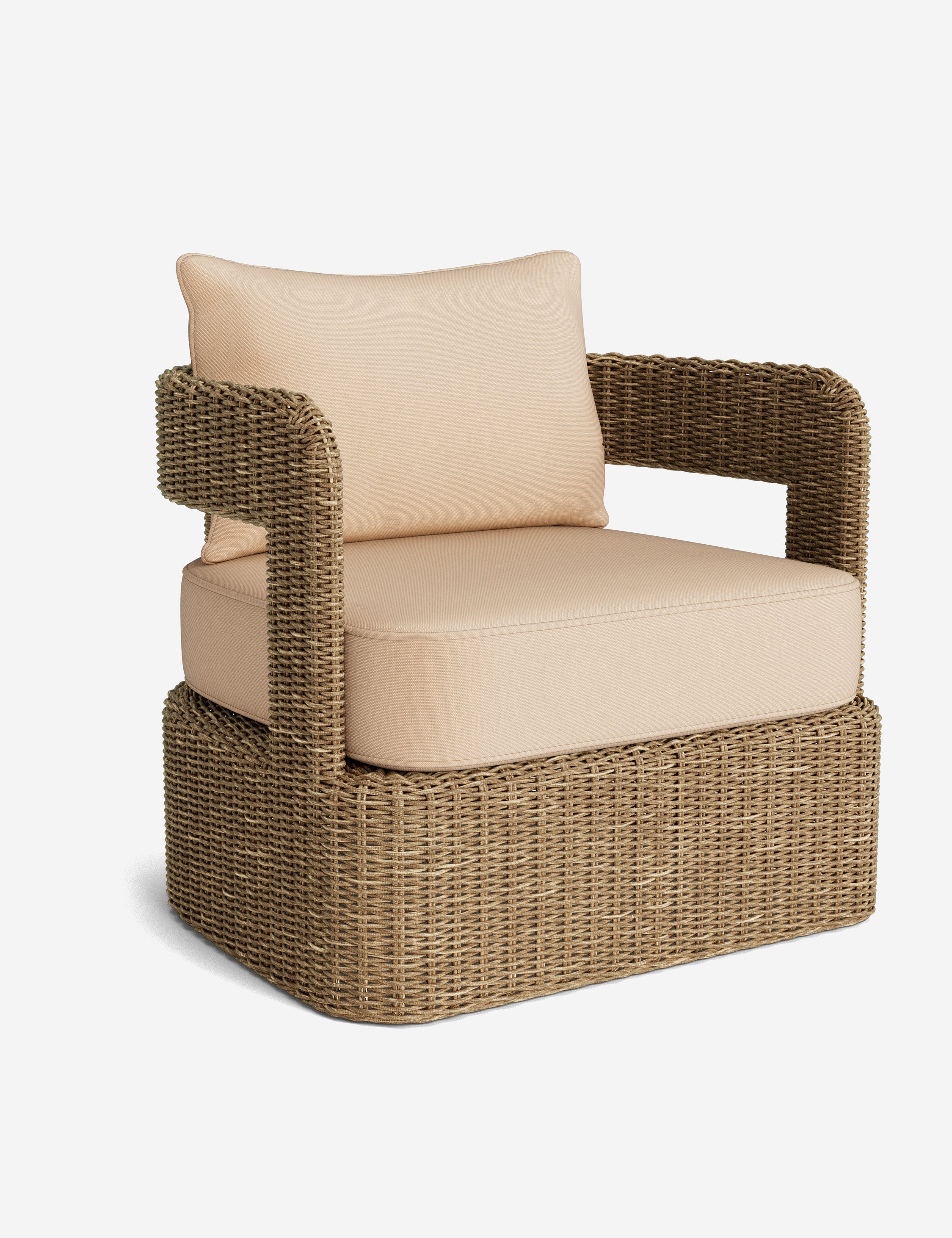 Lulu and Georgia Hadler Outdoor Swivel Lounge Chair - view 75