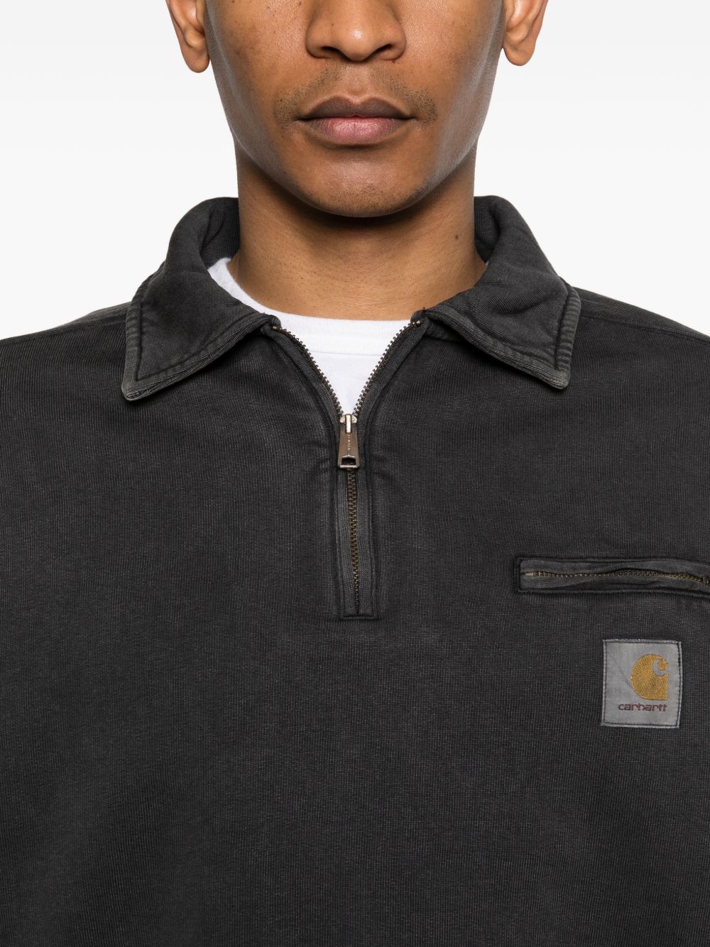 Carhartt Wip Main Carhartt WIP Cotton half-zip sweatshirt - view 2