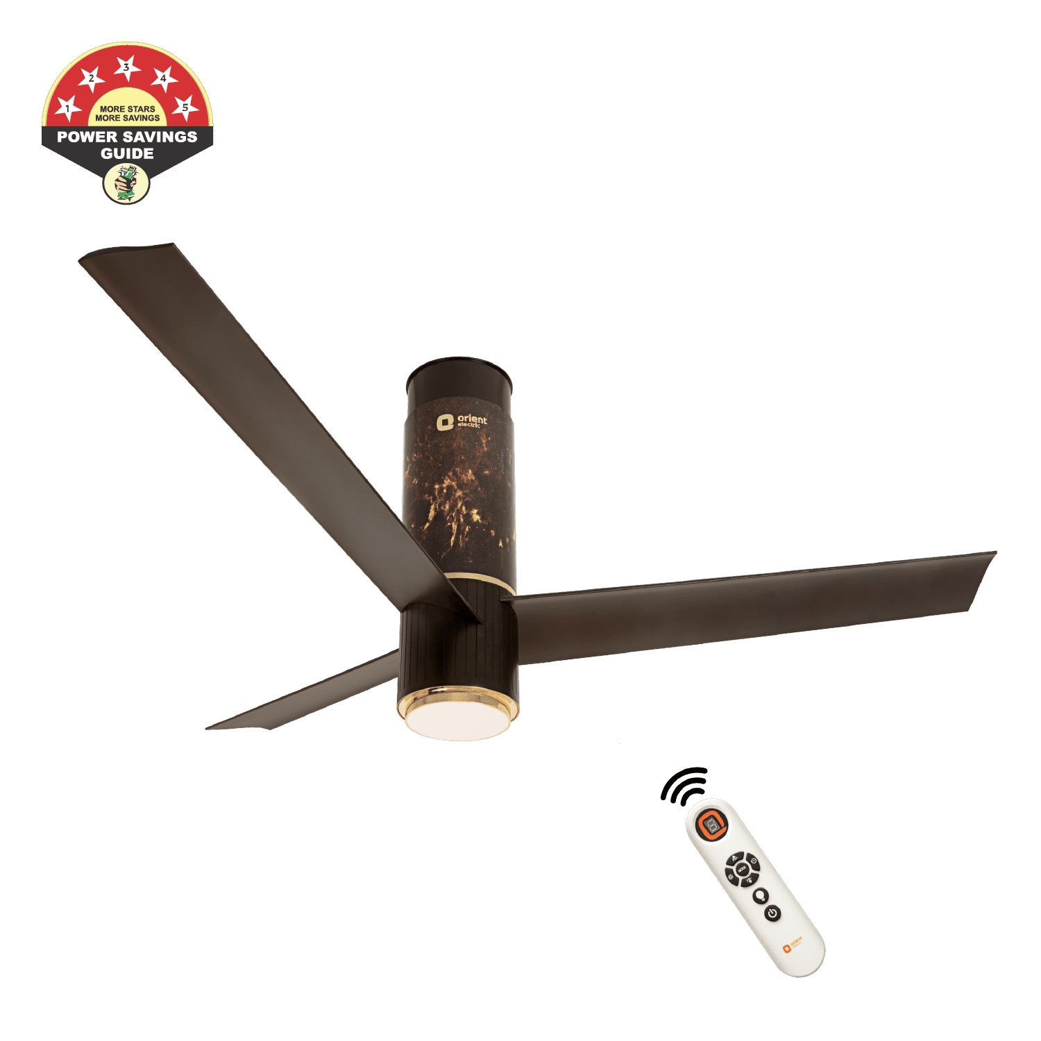 orientelectric Aeroslim with IoT, Remote & 3CCT Underlight BLDC PRO Smart Ceiling Fan - view 11