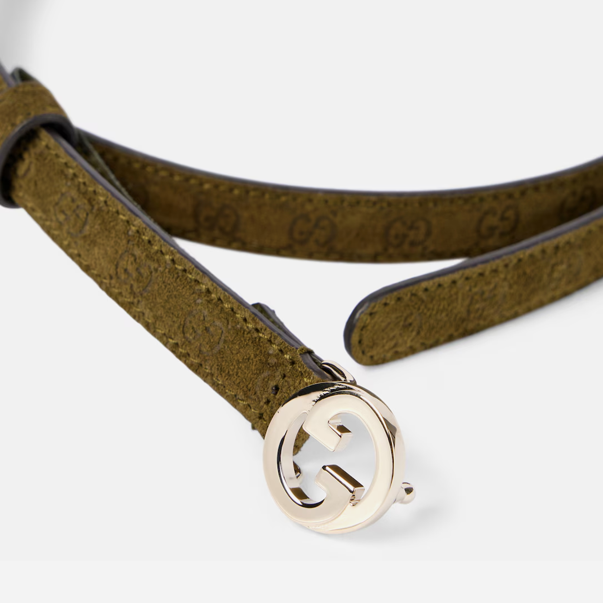 Gucci Blondie Thin Suede Belt - view 2