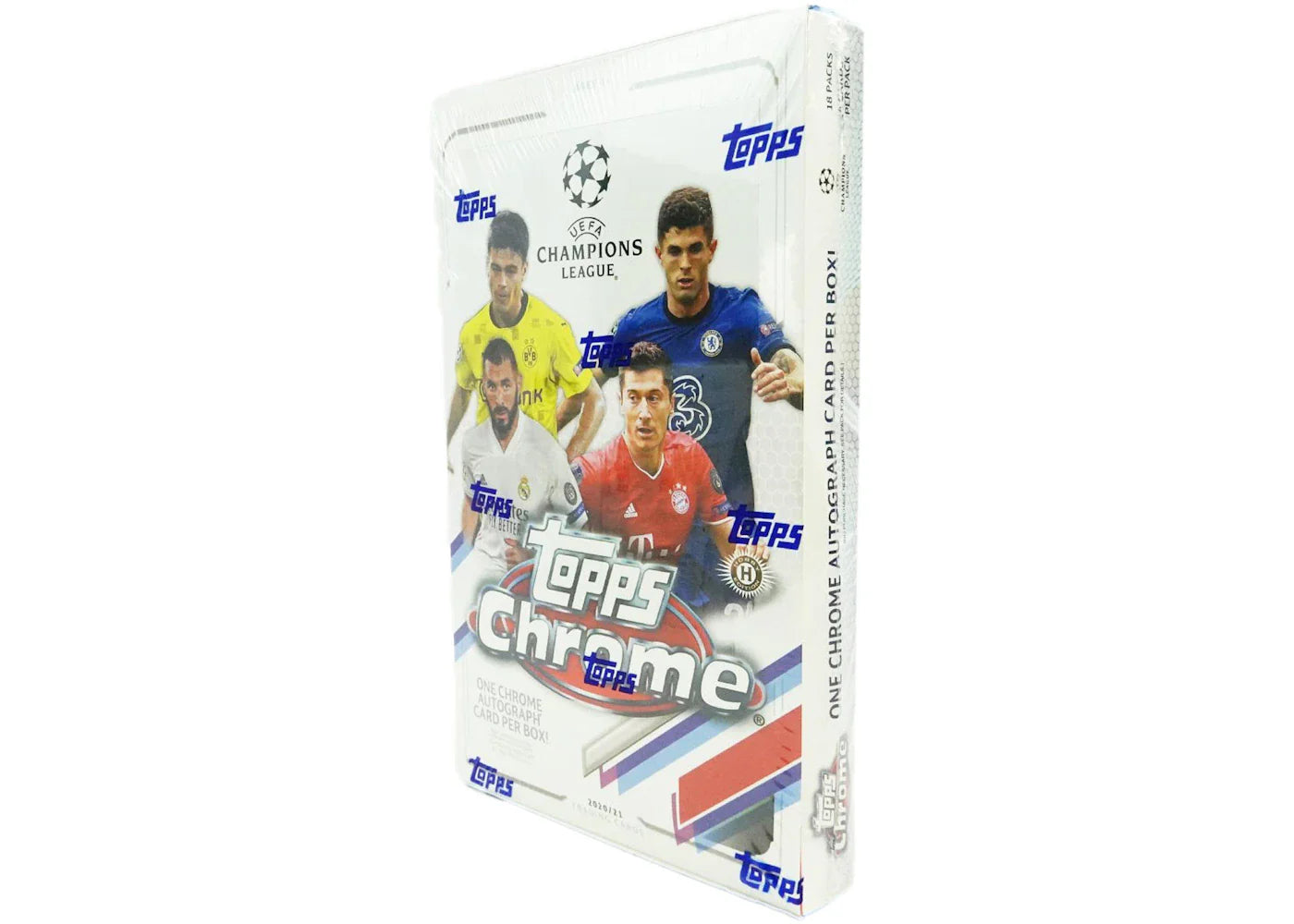 2020-21 Topps Chrome UEFA Champions League Soccer Hobby Box - view 2