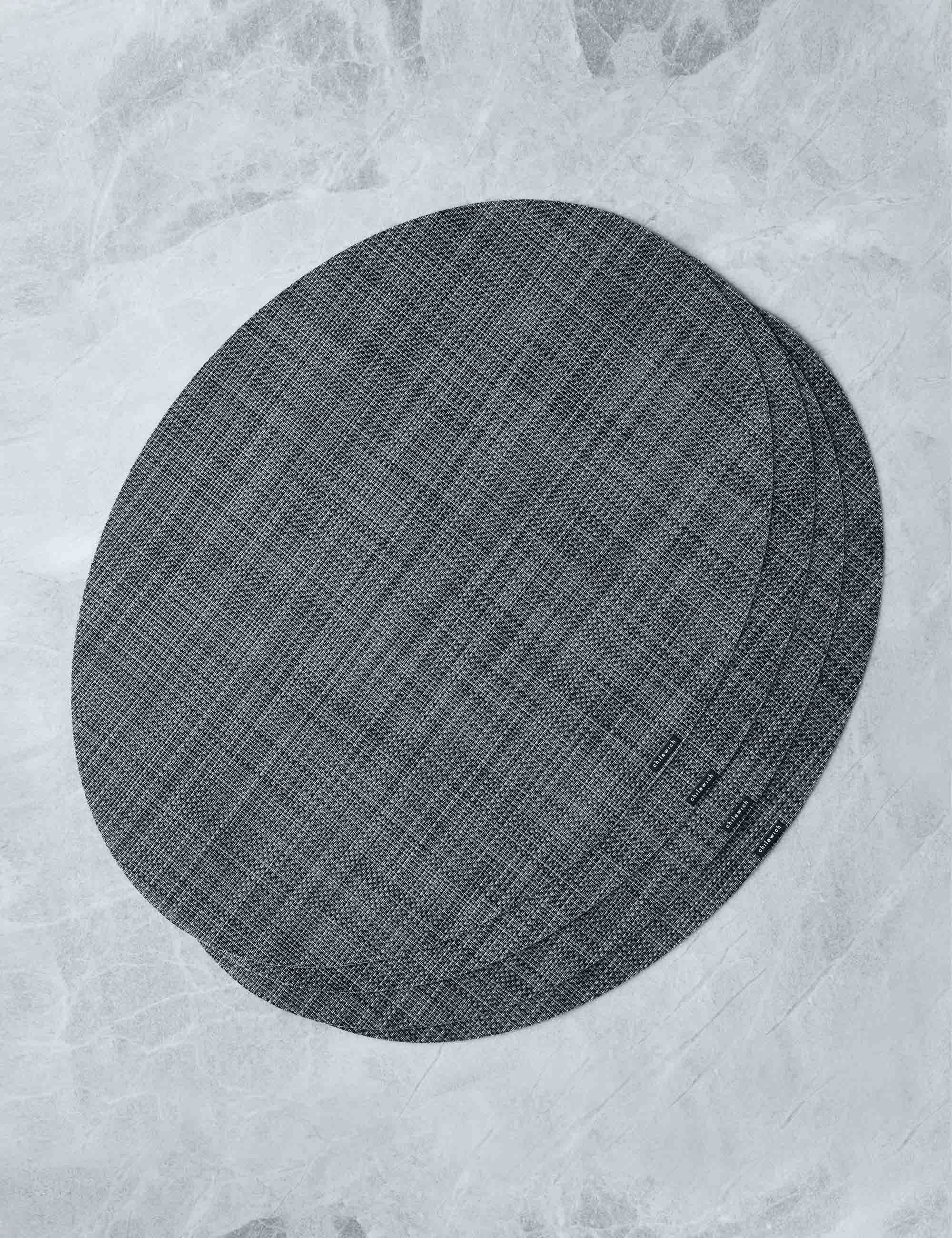 Lulu and Georgia Mini Basketweave Oval Placemat (Set of 4) by Chilewich - view 4