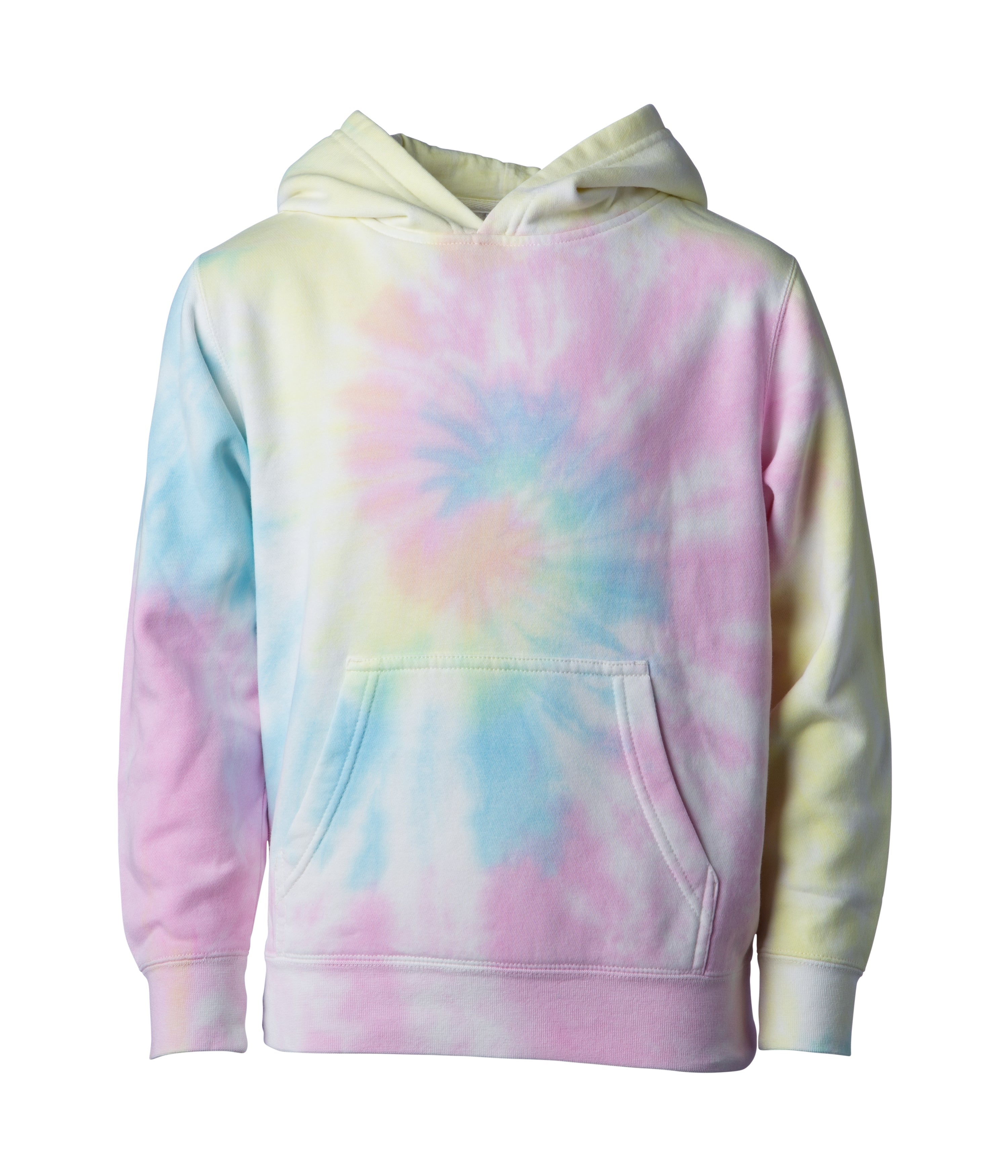 Independent Trading Company Youth Midweight Tie Dye Hooded Pullover