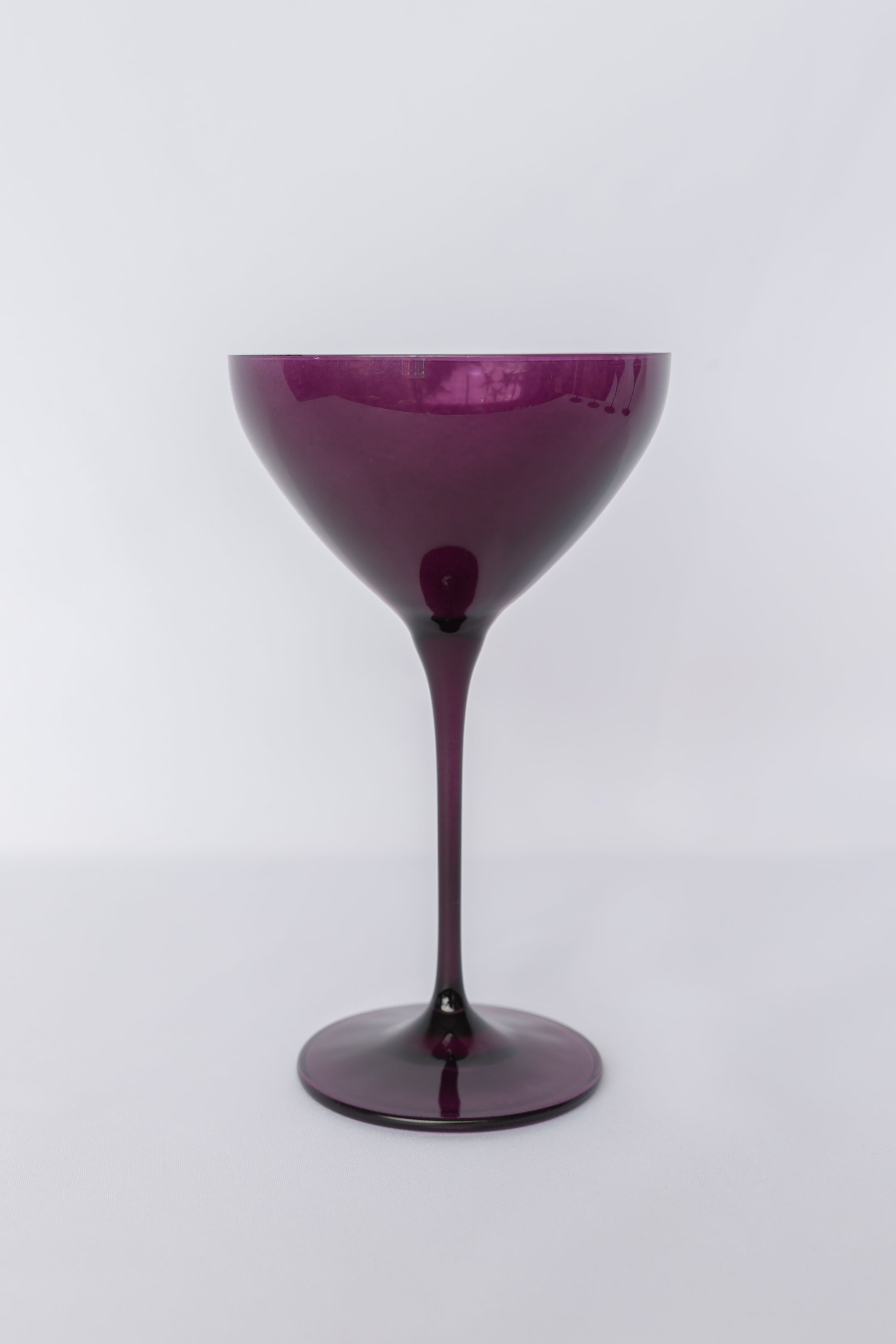 Estelle Colored Glass Estelle Colored Martini Glass - Set of 6 {Amethyst} - view 4