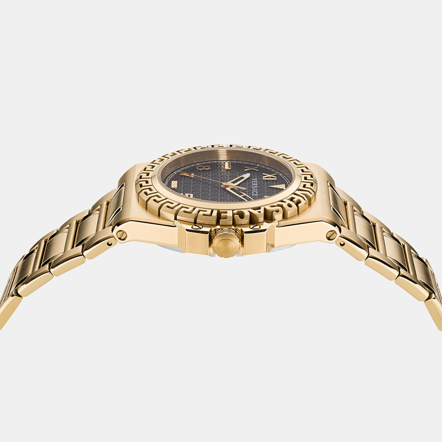 Versace Greca Reaction Men Quartz Black Dial Analog Stainless Steel Watch VE3I00522 - view 2