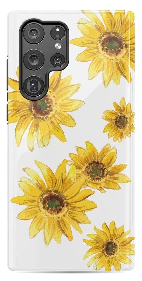 Casetry Golden Garden | Yellow Sunflower Floral Samsung Case - view 18