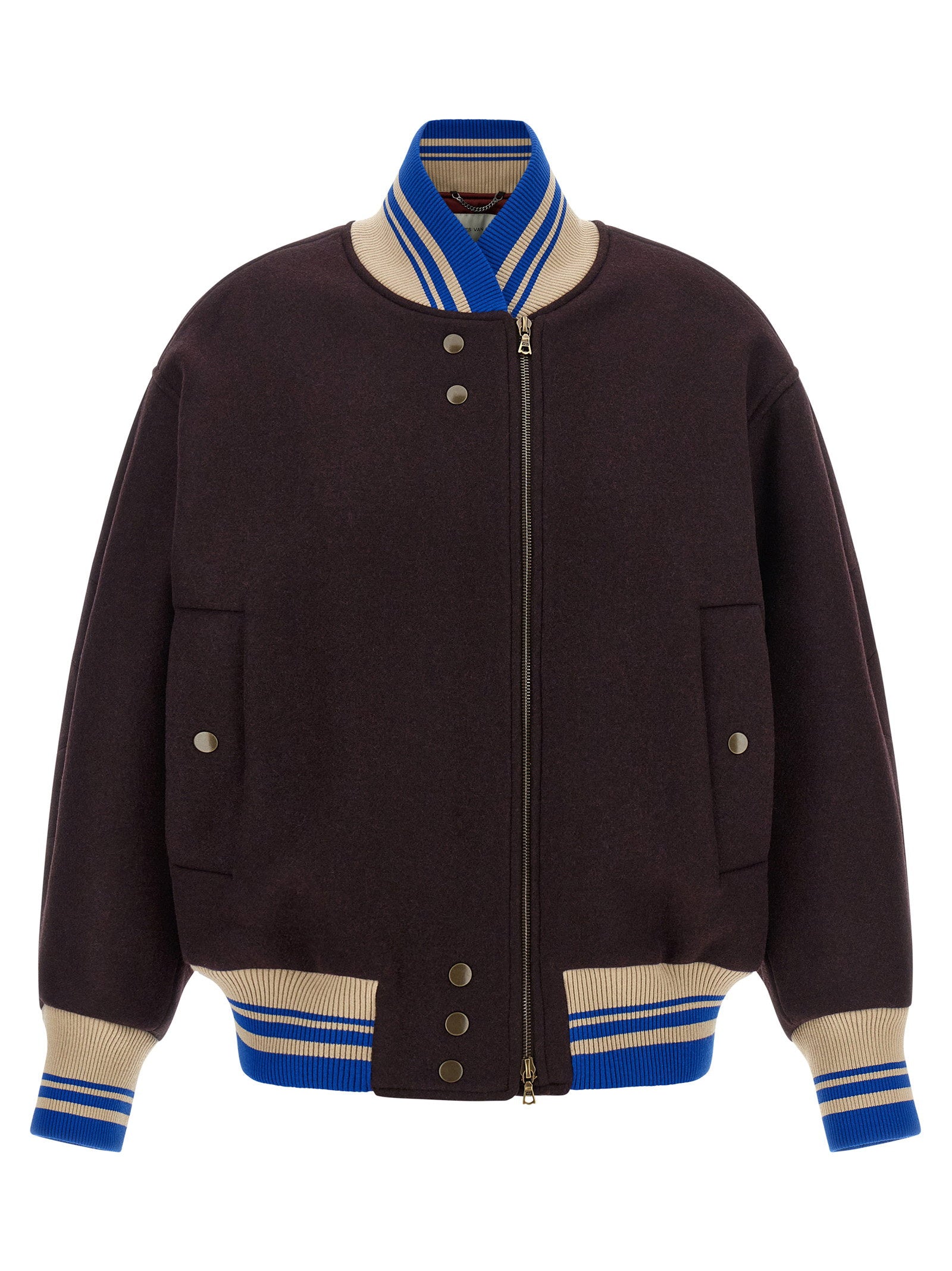 Dries Van Noten Valdi Bomber Jacket – 70% wool, 30% polyamide