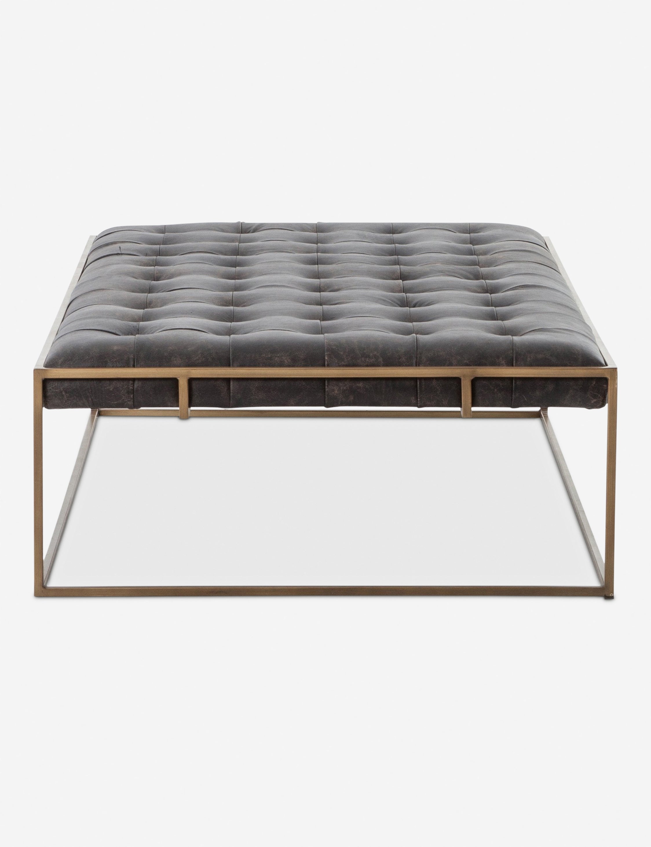 Lulu and Georgia Olwina Leather Coffee Table - view 10