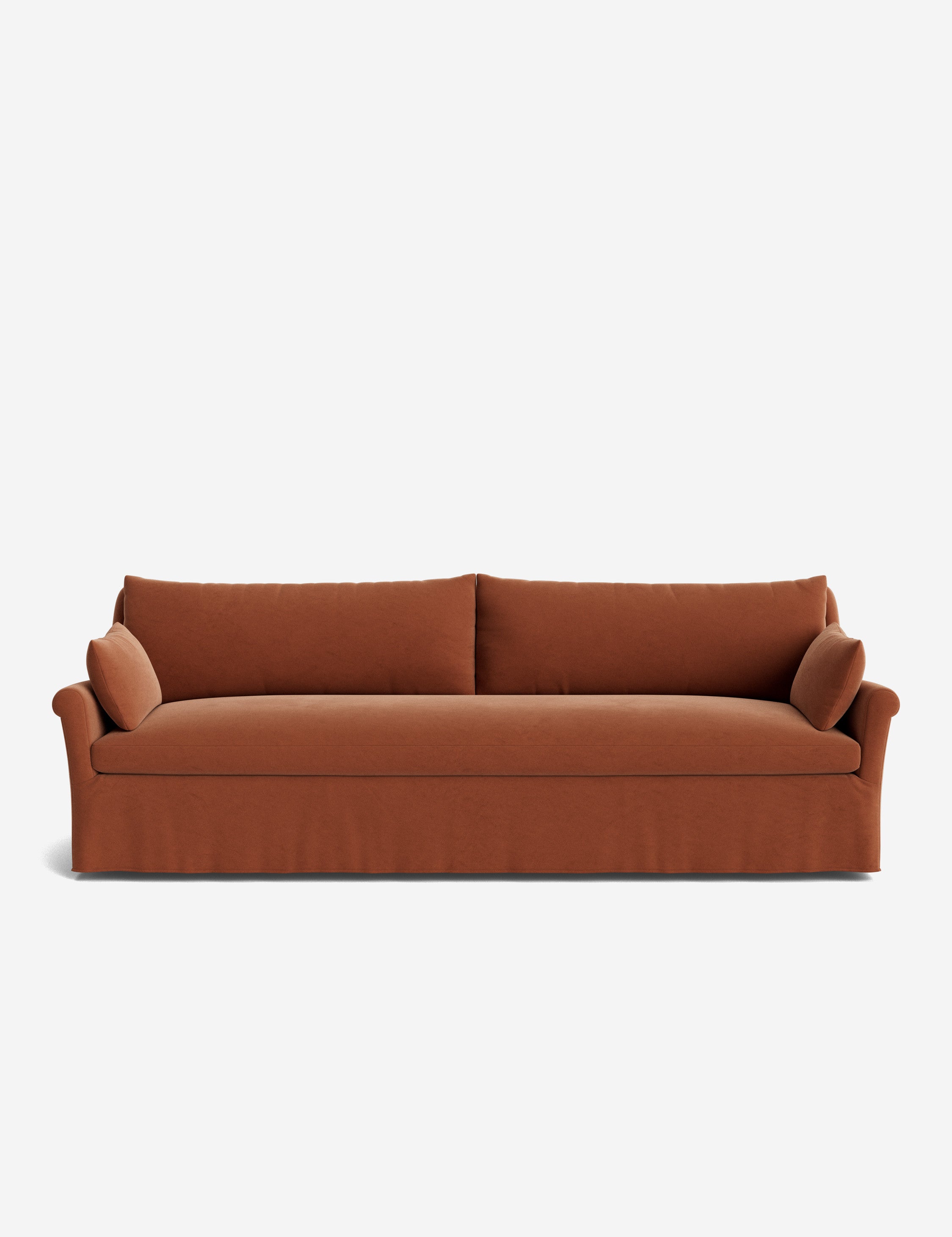 Lulu and Georgia Portola Rolled Arm Slipcover Sofa - view 24