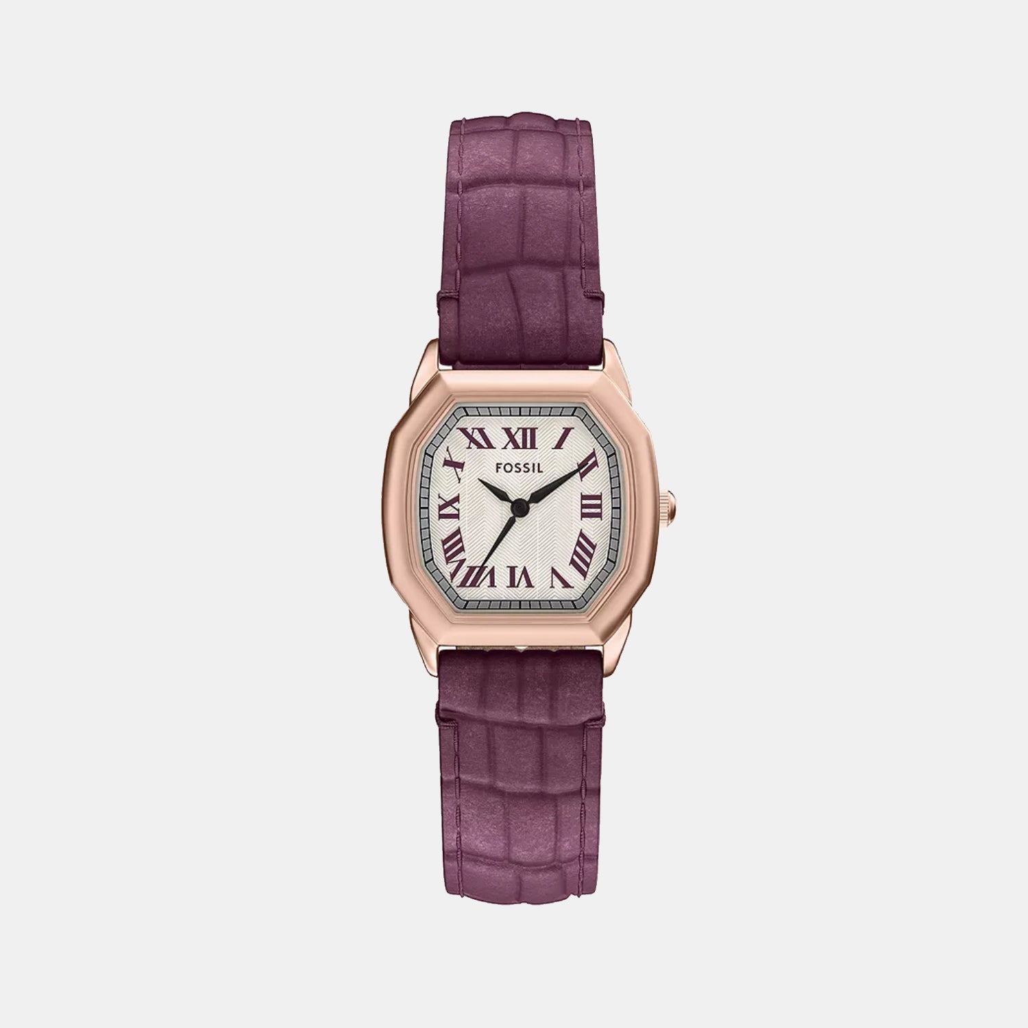 Fossil Harlow Women Quartz Cream Dial Analog Leather Watch ES5428