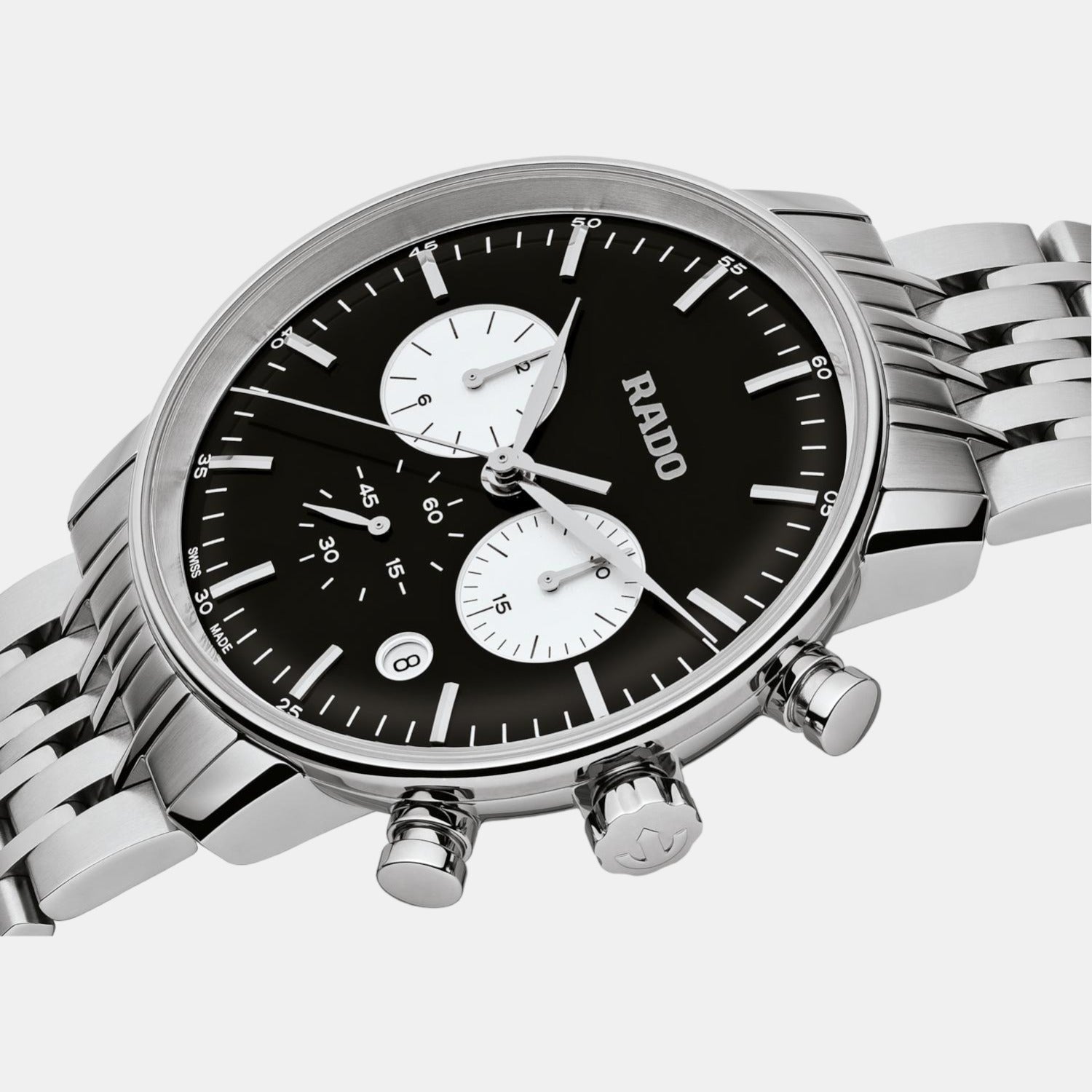 Rado Coupole Men Automatic Black Dial Analog Stainless Steel Watch R22910153 - view 2