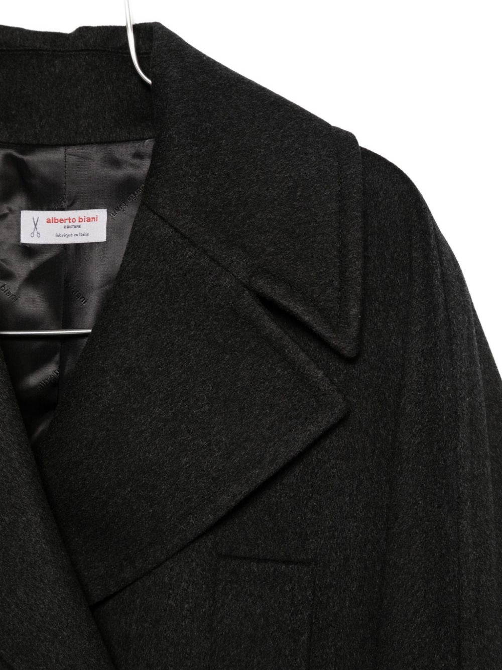 Alberto Biani Wool double-breasted coat – Silk 50%, Nylon 50% - view 2