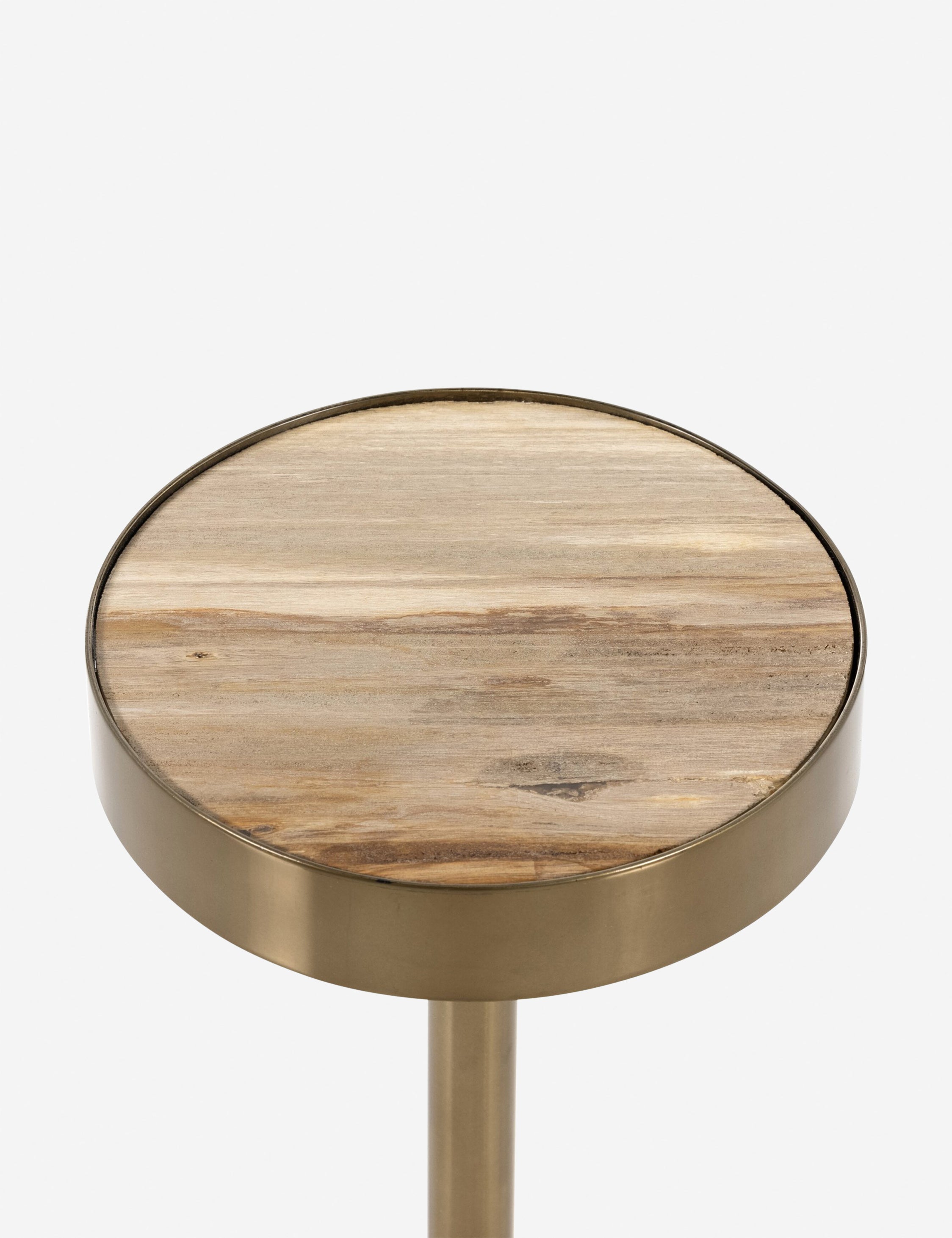 Lulu and Georgia Courtland Round Side Table – Brass - view 6