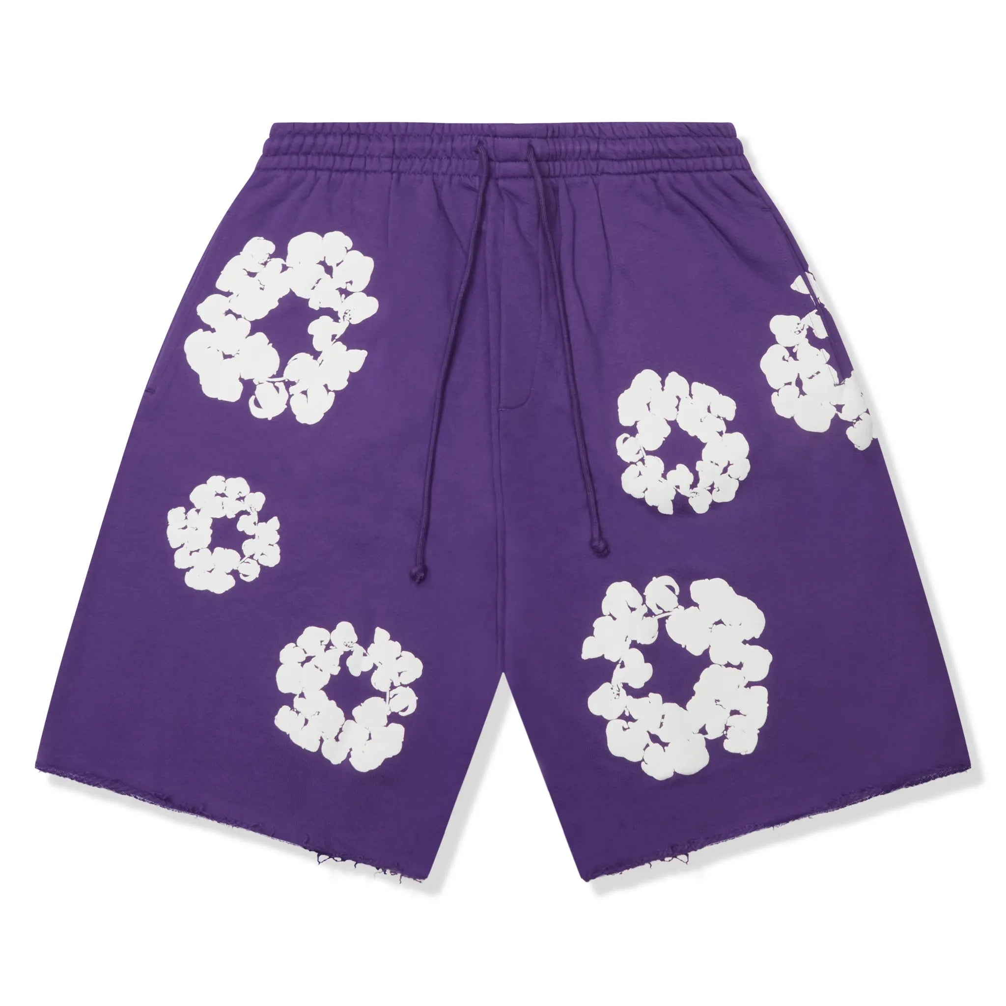 Denim Tears The Cotton Wreath Purple Shorts