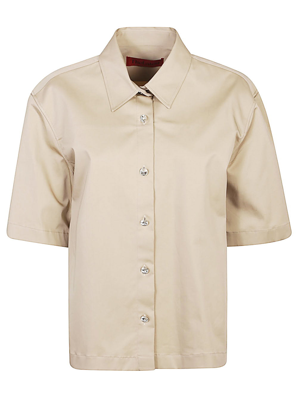 THE LATEST Thelatest Ben cotton shirt – Cotton 97% Elastane 3%