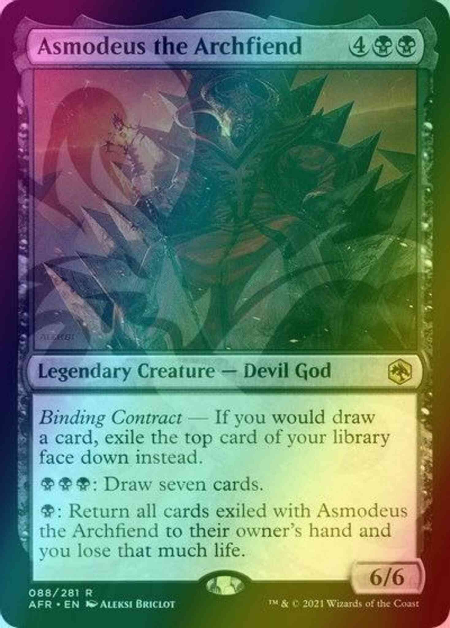 Magic Asmodeus the Archfiend [88x] [Ampersand] [Adventures in the Forgotten Realms Promos] [Foil]