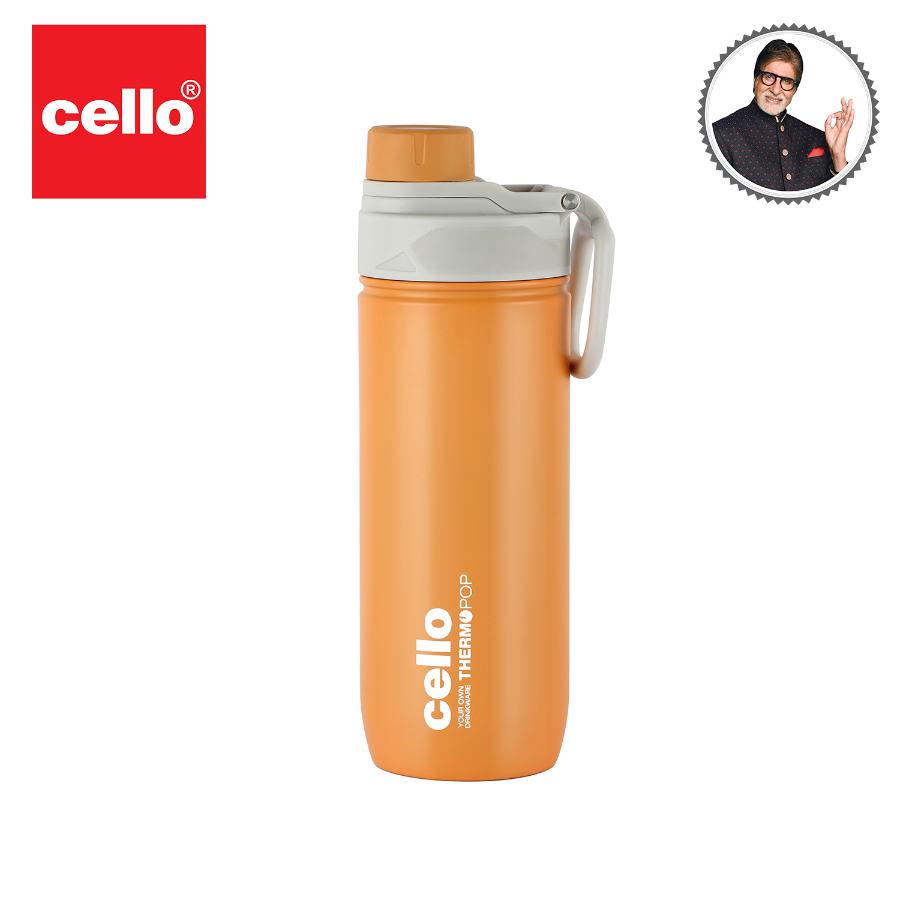 Cello Pop Hot & Cold Stainless Steel Kids Water Bottle, 600ml - view 64
