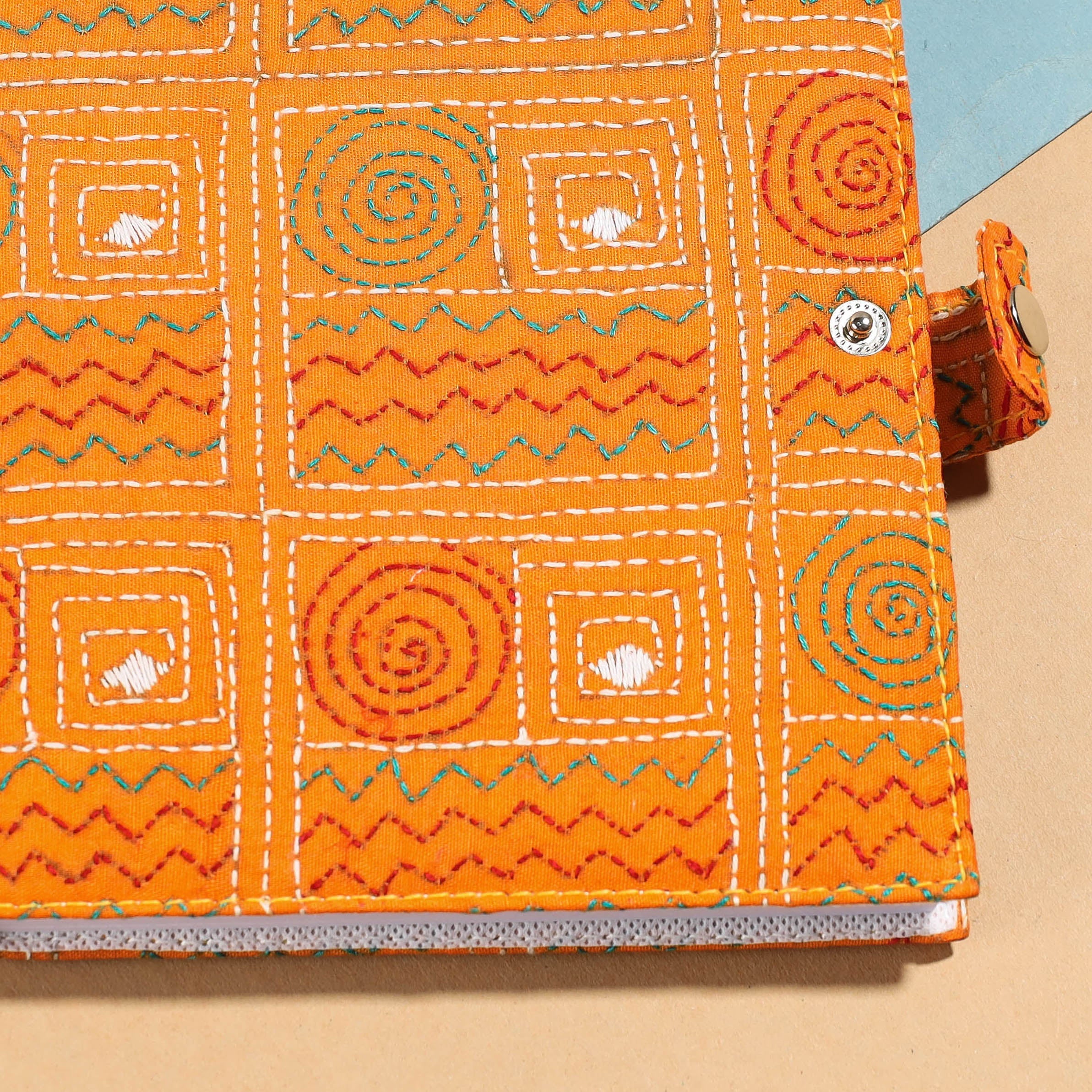 ASALKAAR Bengal Kantha Work Handcrafted Notepad (7 x 6 in) - view 2