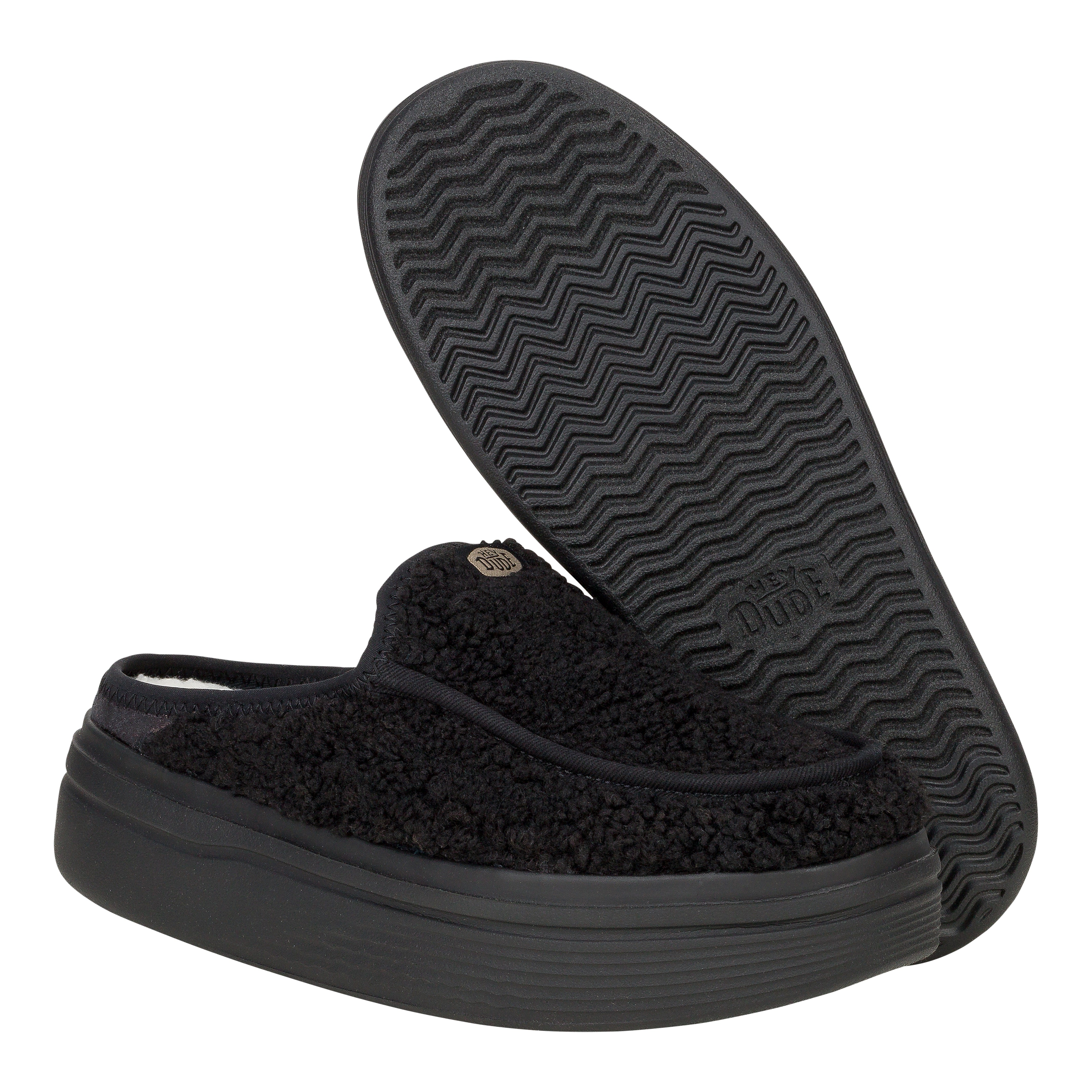 HEYDUDE shoes Austin Lift Cozy - Black – Women's - view 3