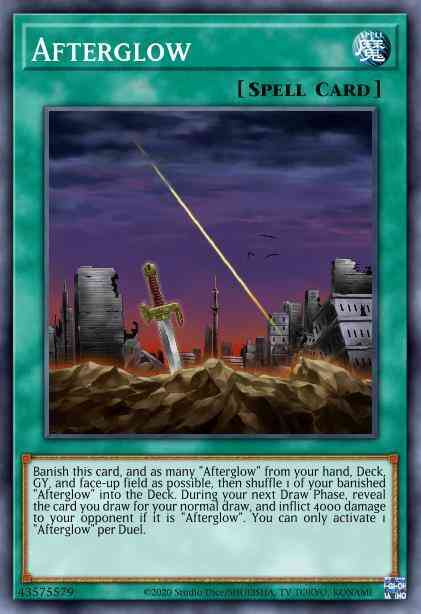 Yu-Gi-Oh! Afterglow - BLAR-EN017 - Ultra Rare - 1st Edition