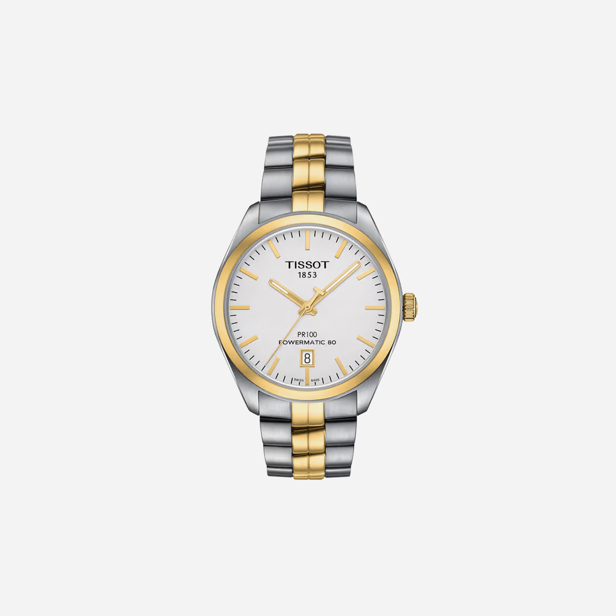 Tissot PR 100 Powermatic 80 Gold Two-Tone 39mm