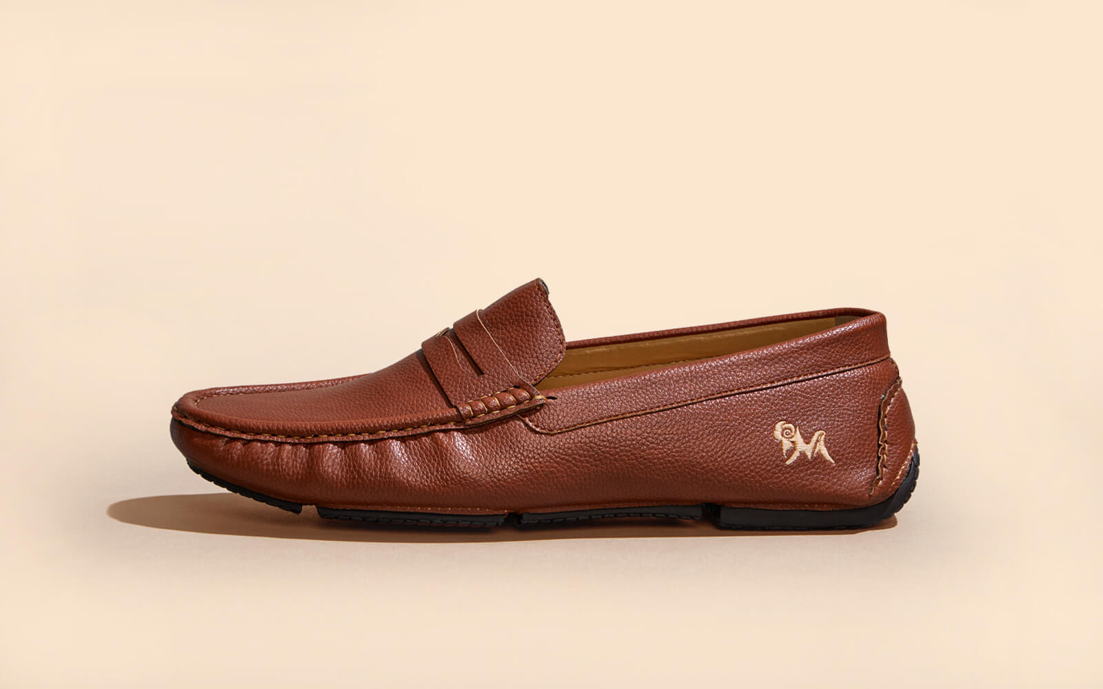 Neeman's Dress Loafers : Tan
