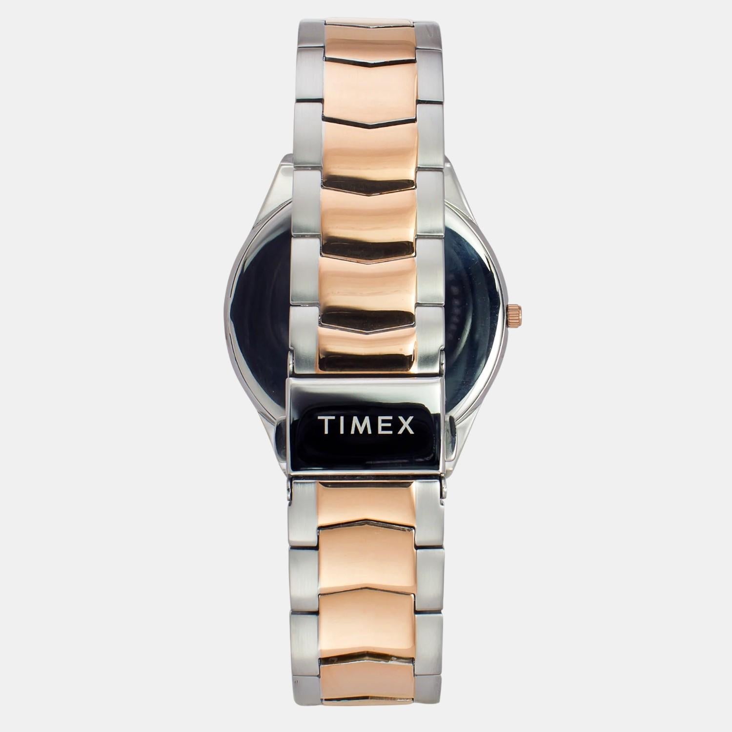 Timex Fashion Men Quartz Blue Dial Analog Stainless Steel Watch TWEG25802 - view 5