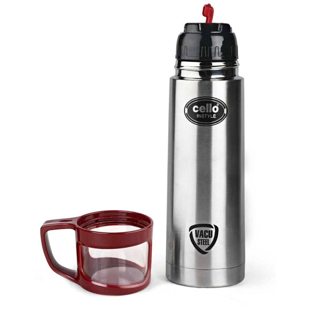 Cello Instyle Flask, Vacusteel Water Bottle, 500ml - view 8