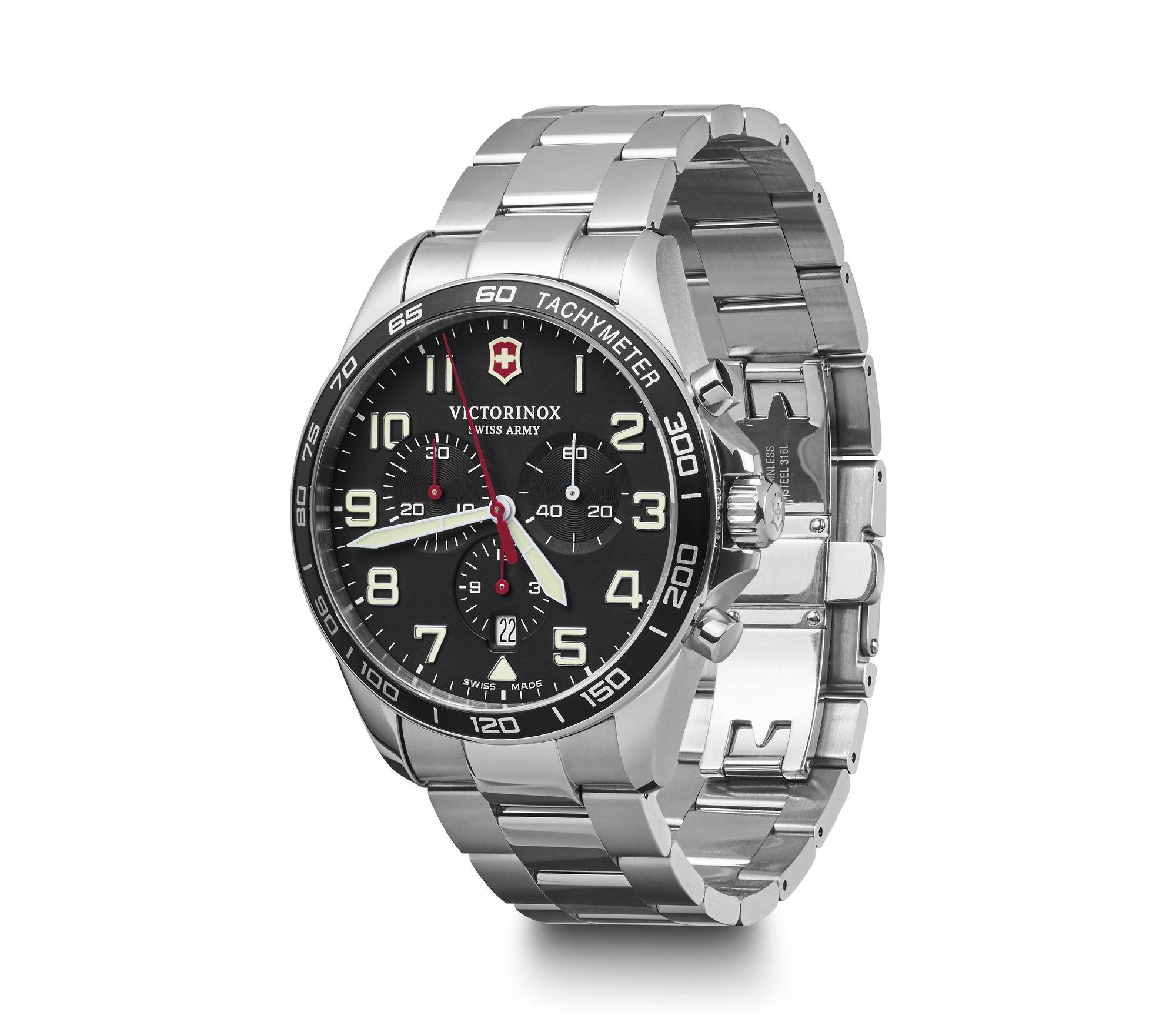 Victorinox Fieldforce Chrono Black Dial Men 42mm - view 2