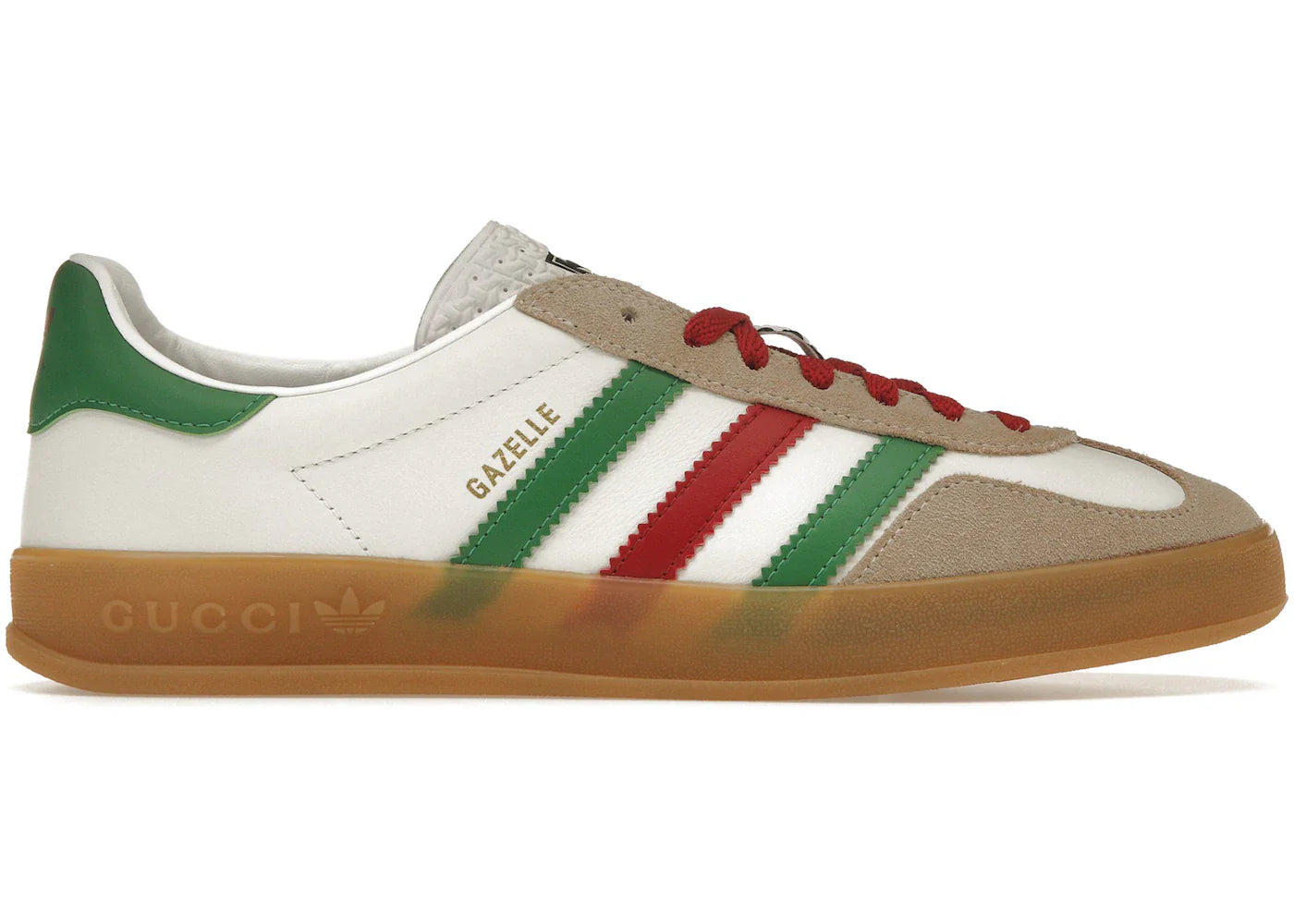 Adidas Gazelle Adidas X Gucci Gazelle White Green Red