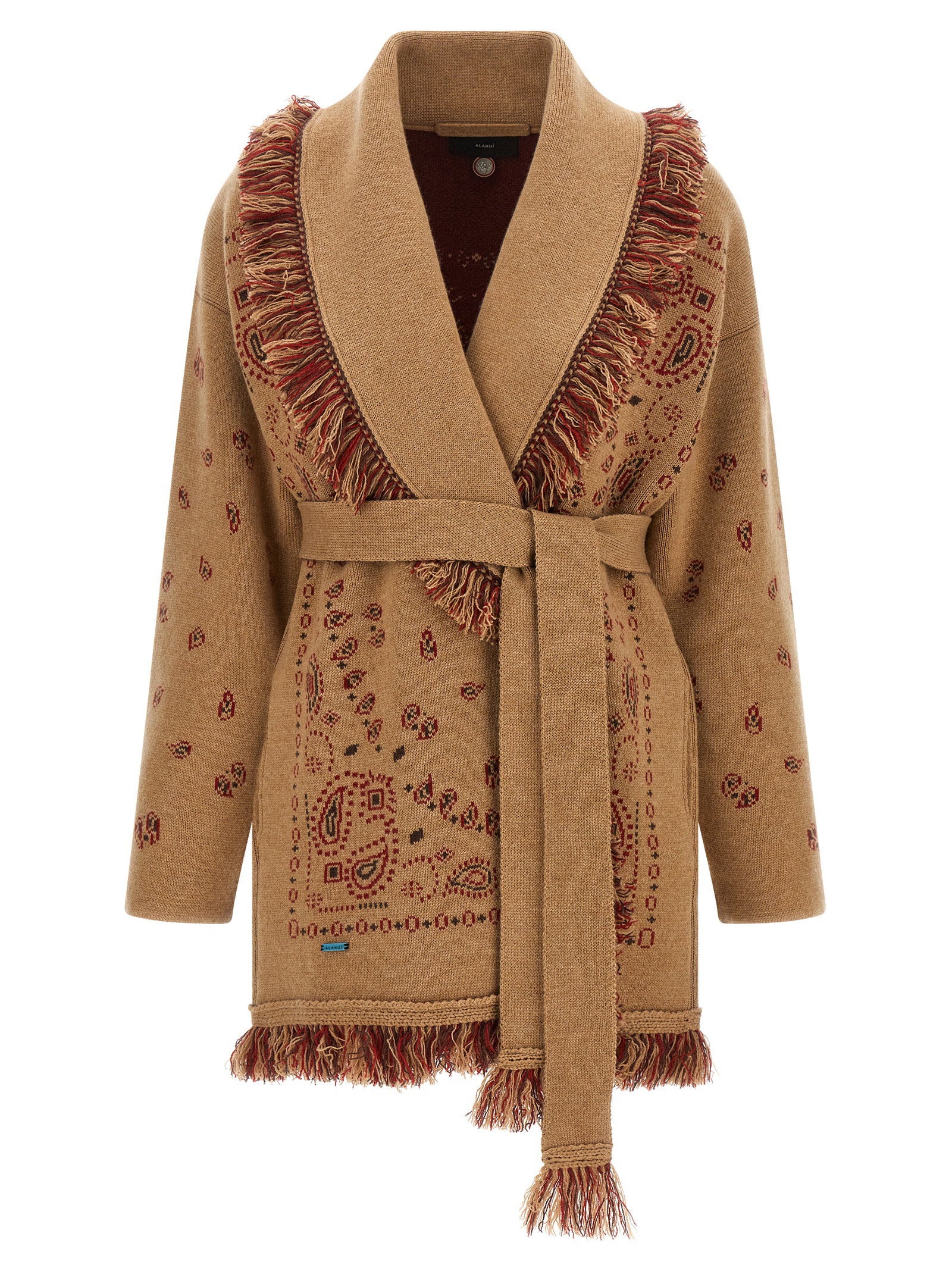 Alanui Bandana Cardigan – 100% cashmere