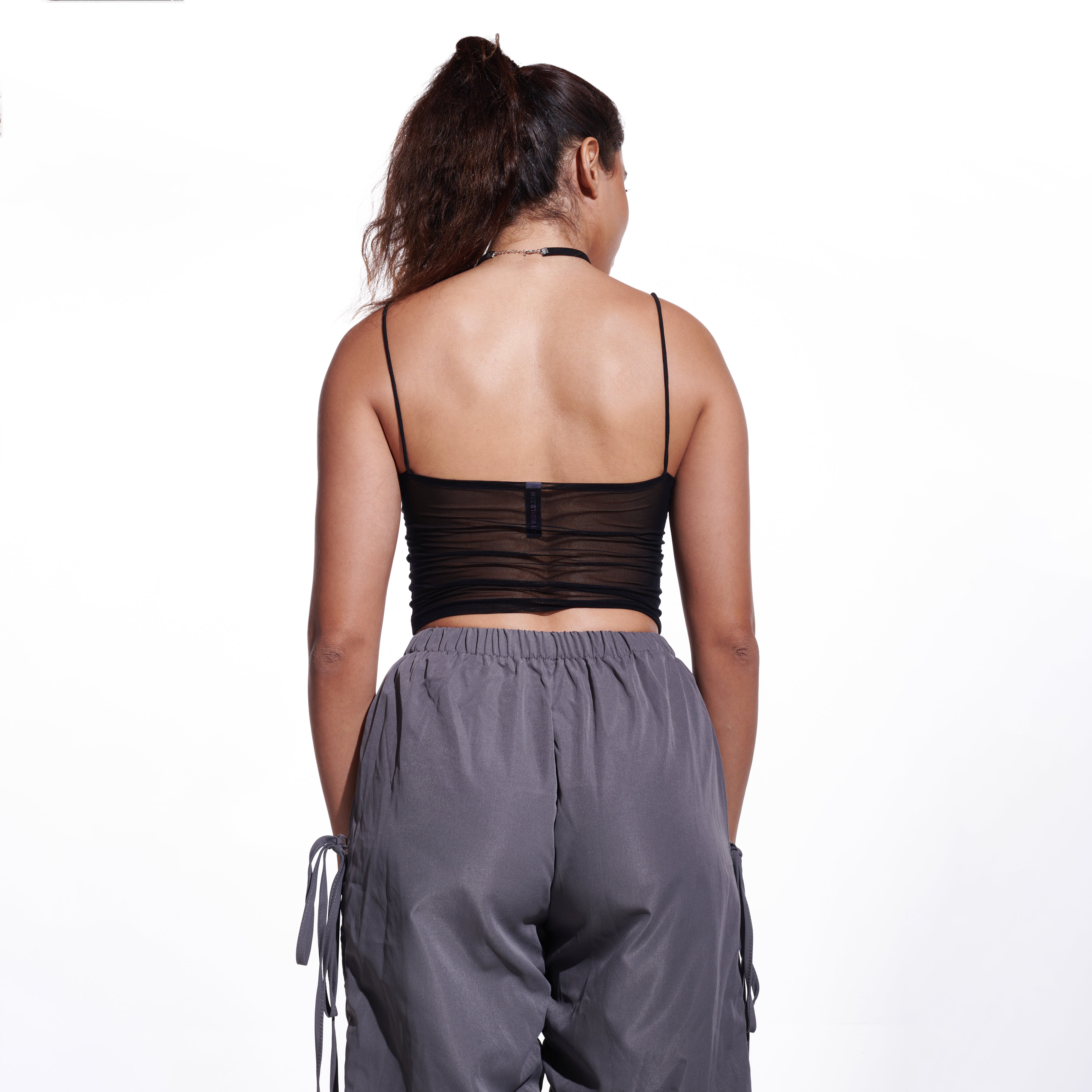 IZF Black Mesh Ring Tank Top - view 4